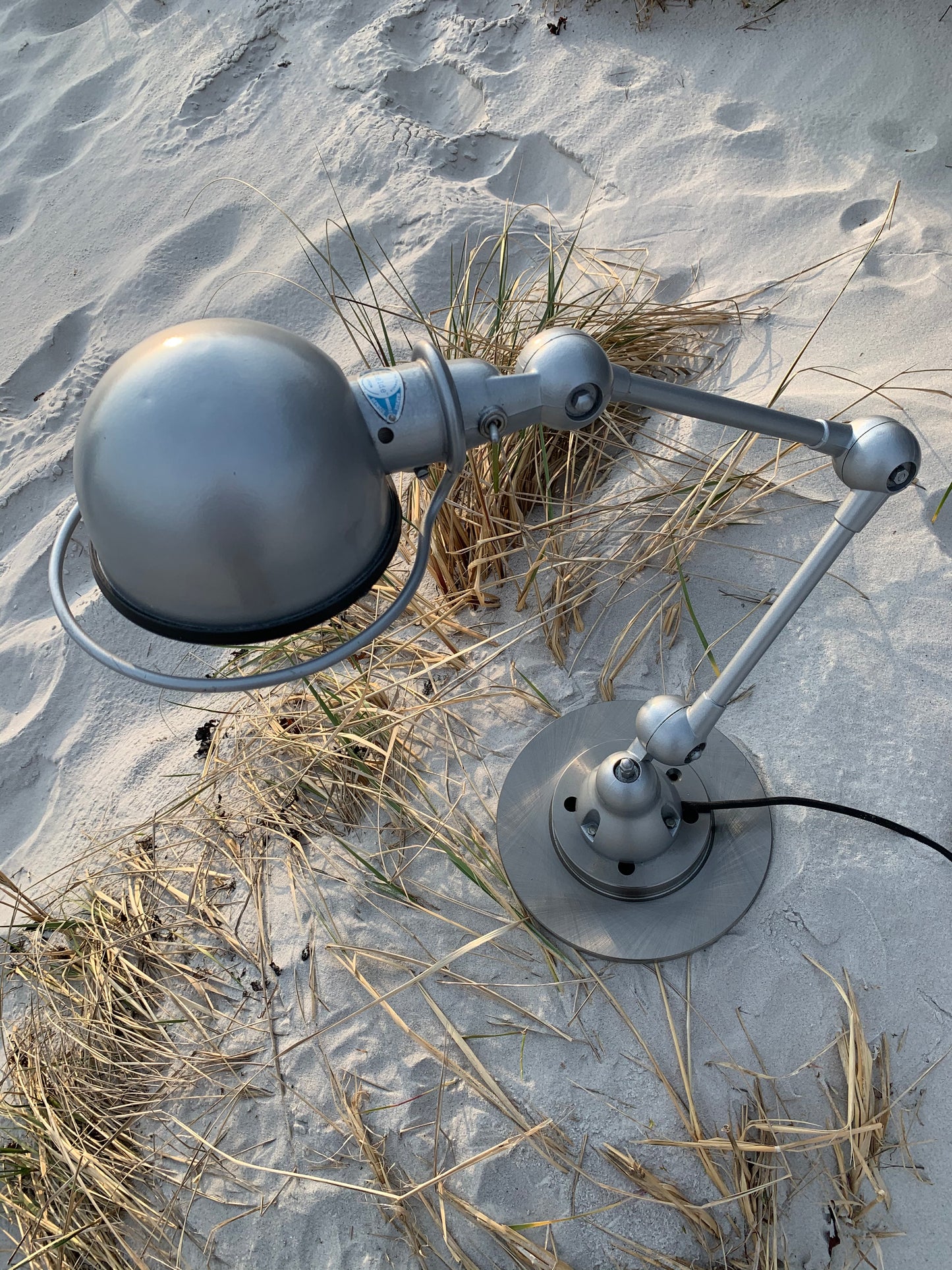 Jieldé bordslampa med 2 armar och bländskydd