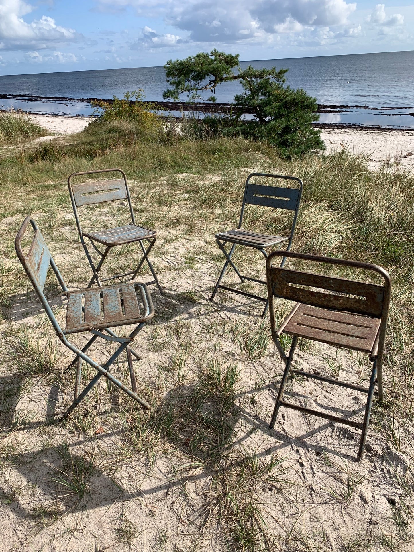 Raw fällstol med patina - priset är pr PCS.