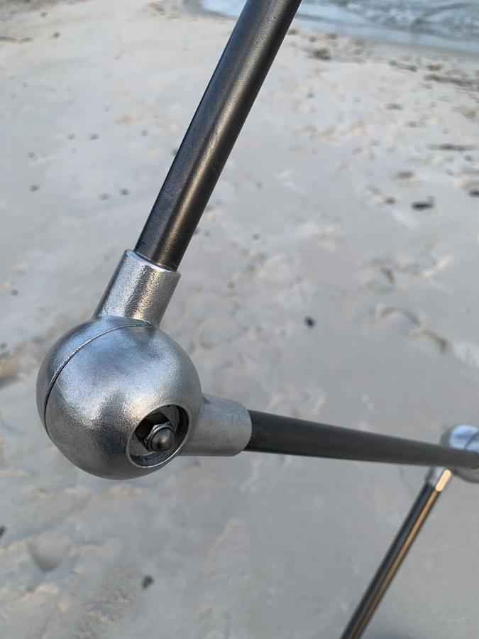Jieldé golvlampa med 4 armar