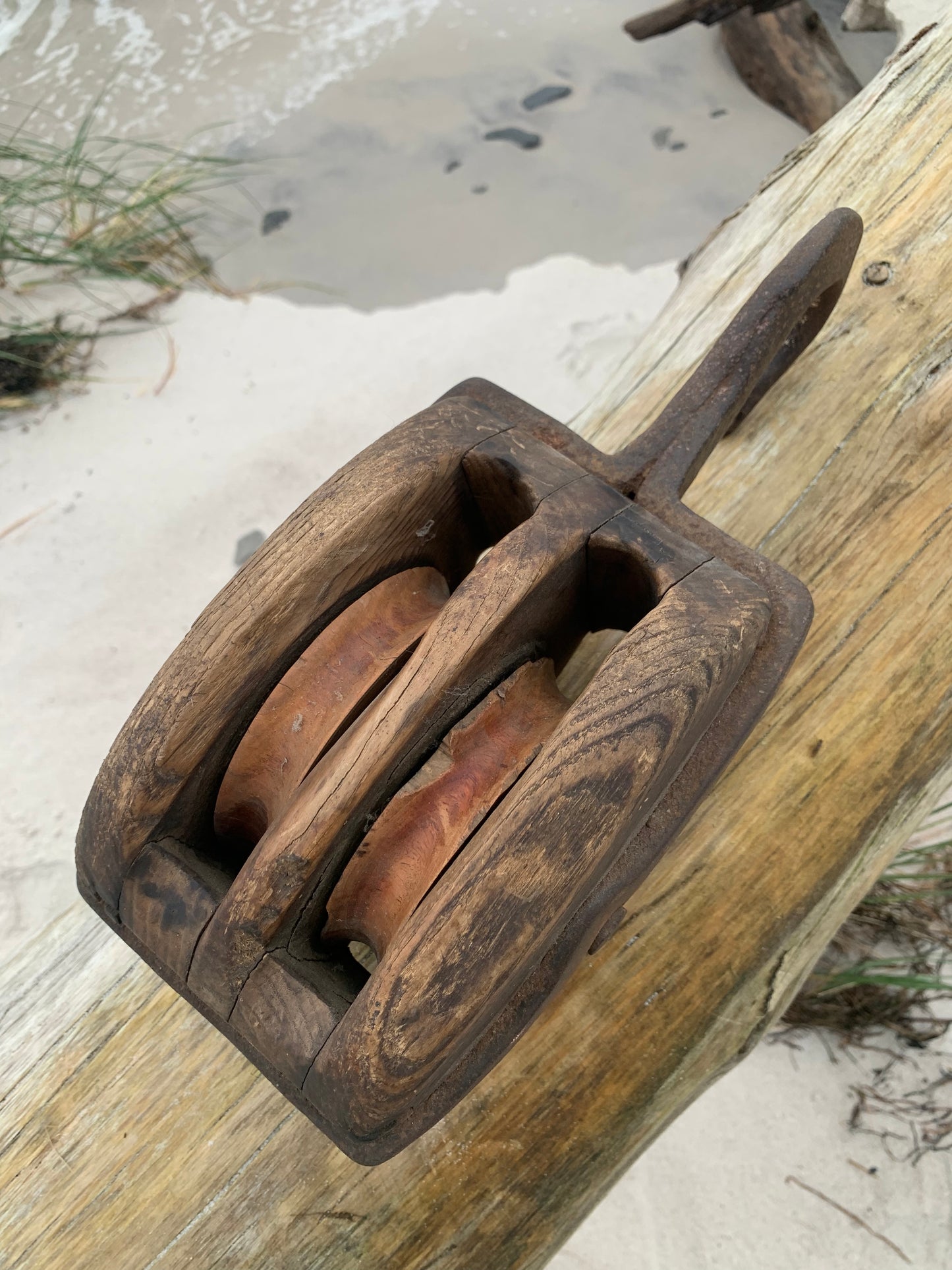 Gammal midja med vacker patina