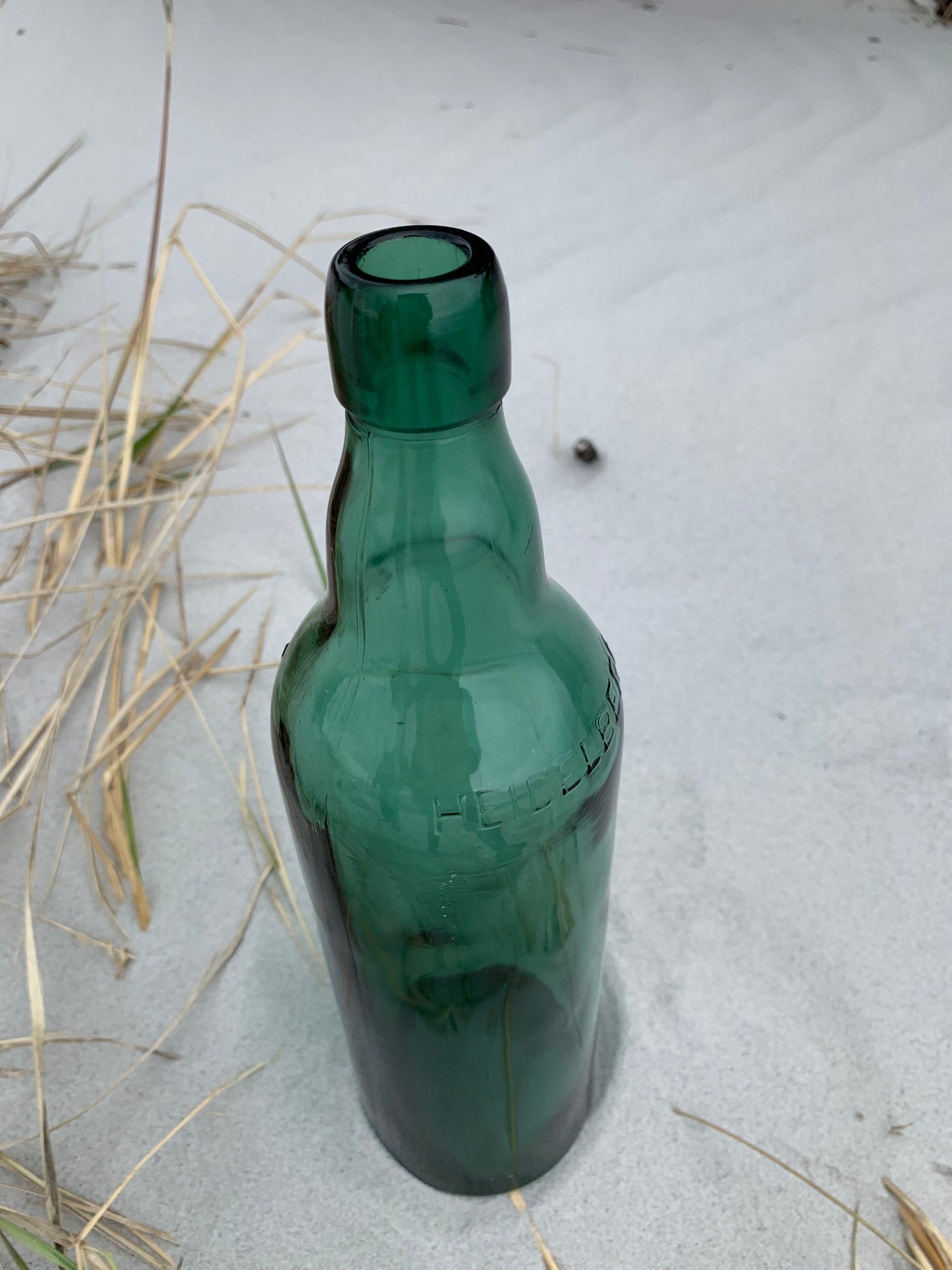 Vinägerflaska med text