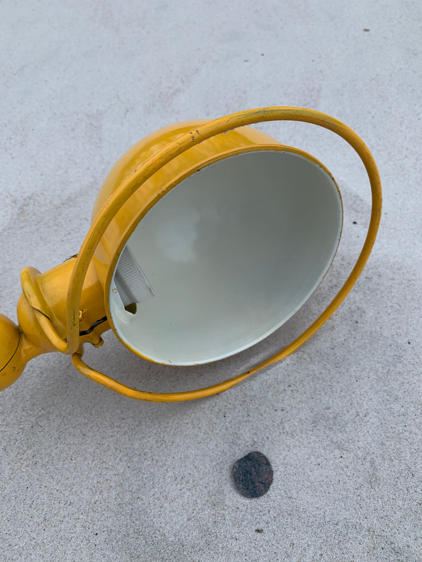 Jieldé vägglampa med två armar - Gul