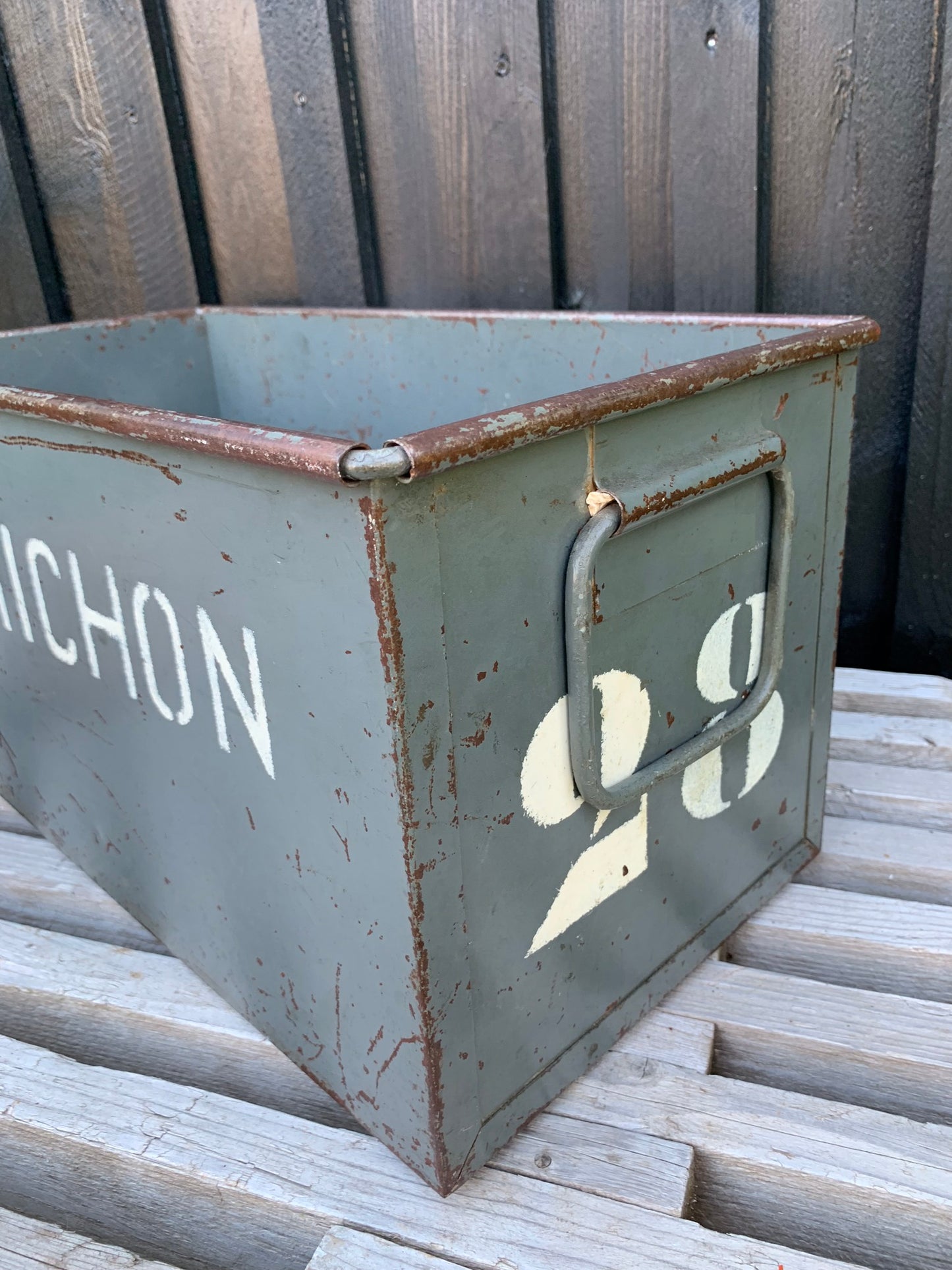 Vacker fransk militärlåda