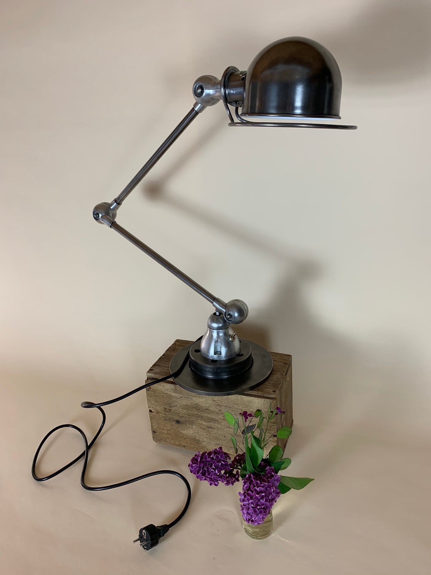 Jieldé bords-/vägglampa med två armar