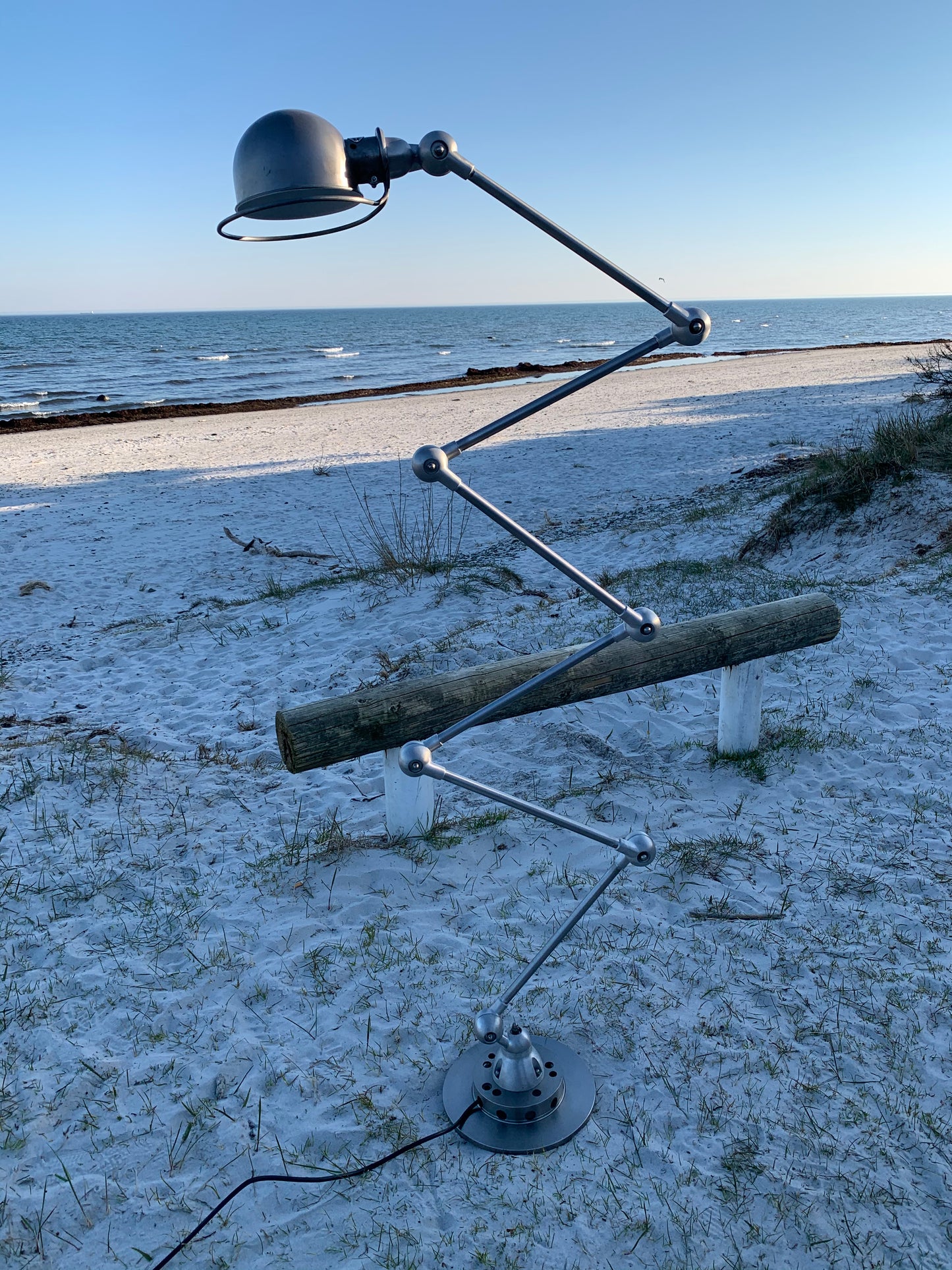 Vacker Jieldé golvlampa med 6 armar