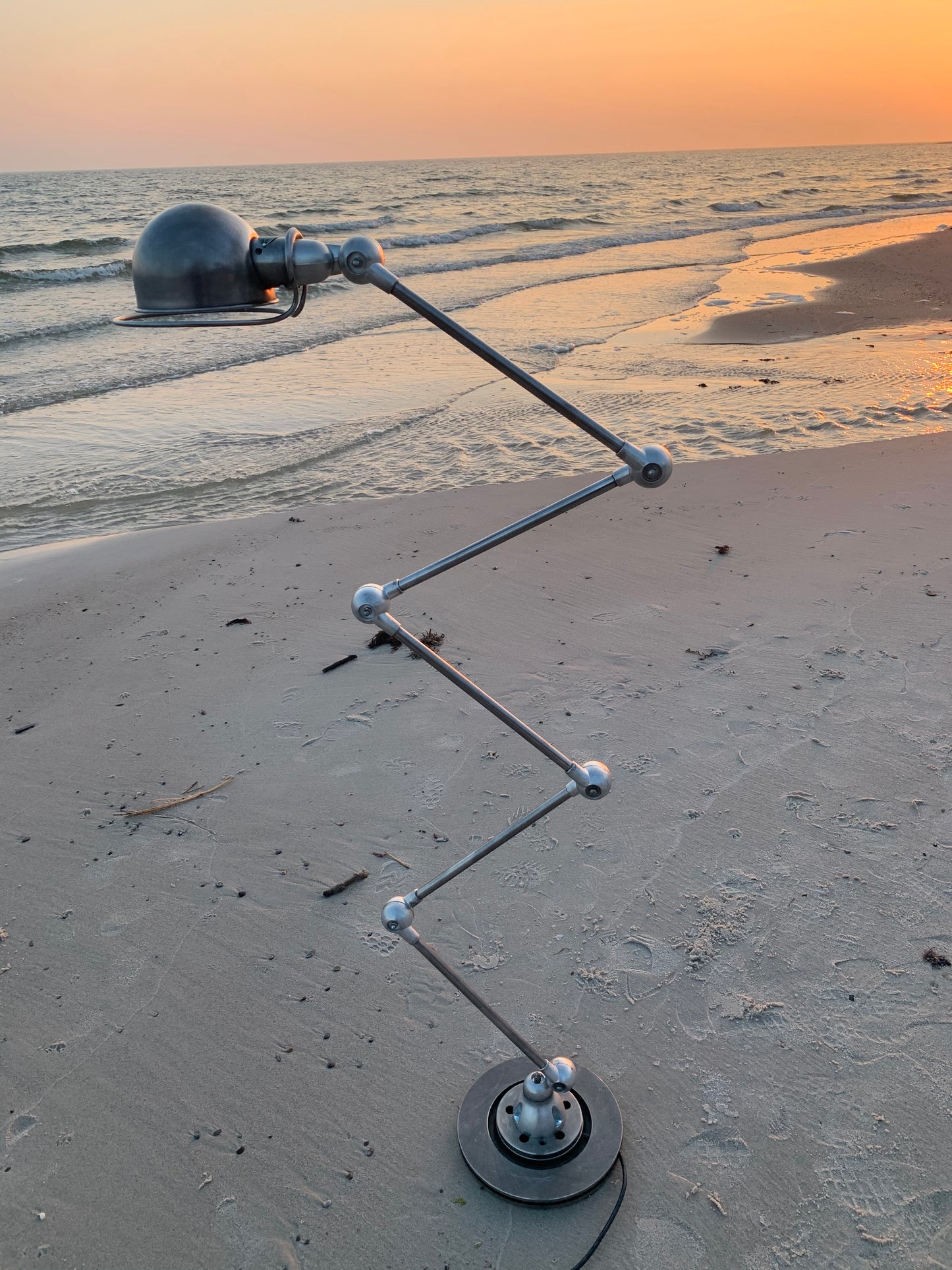 Vacker Jieldé golvlampa med 5 armar