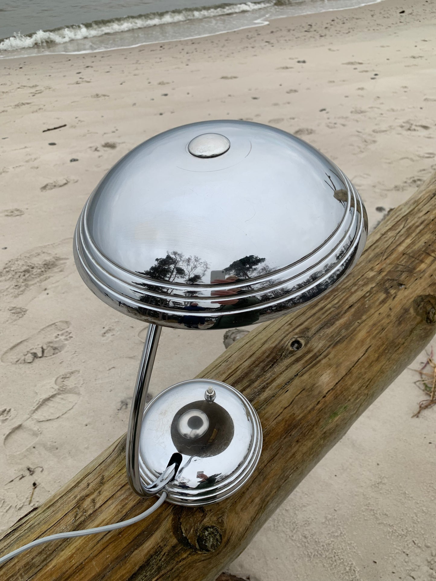 Helo vintage lampa - Krom