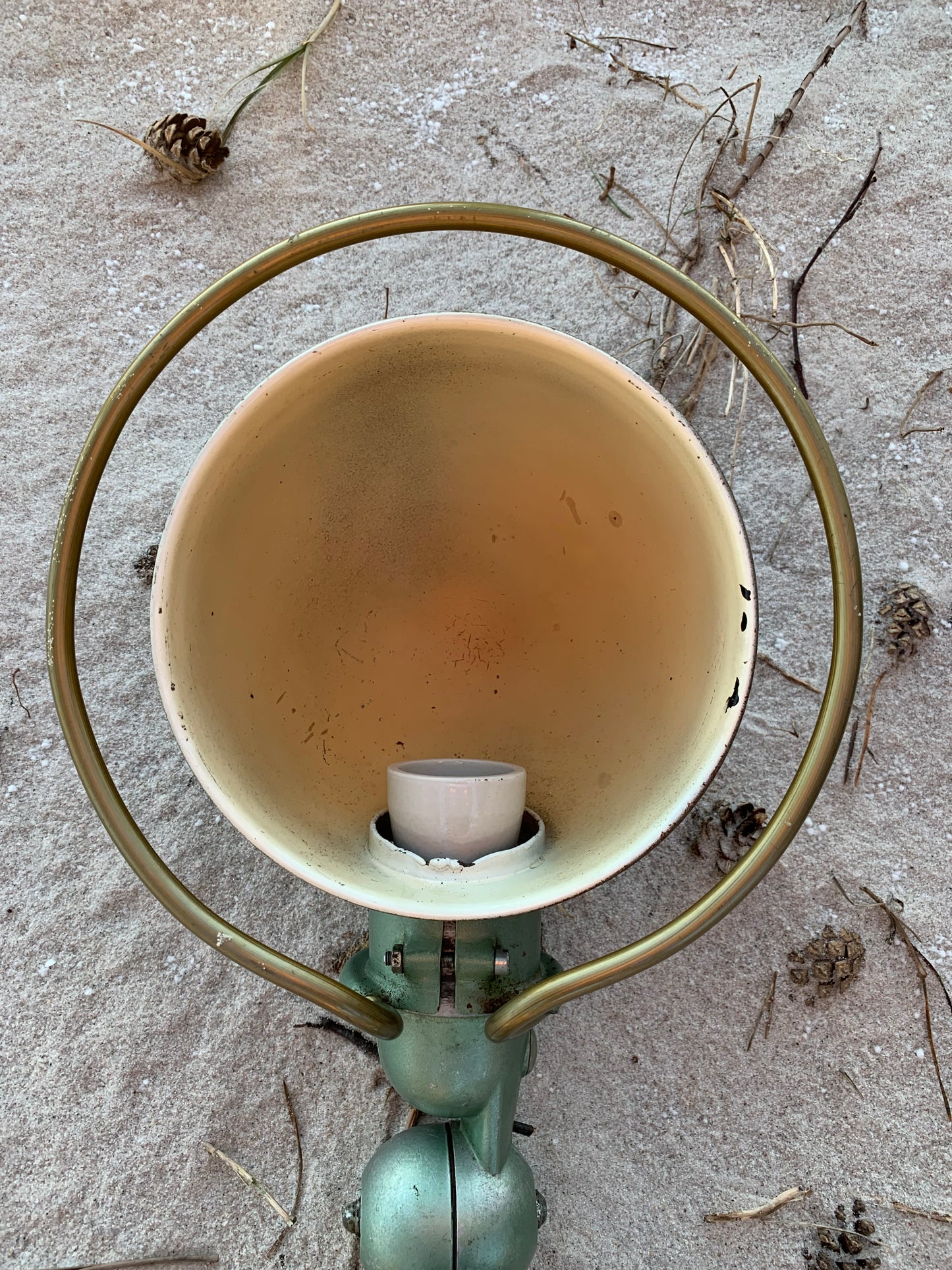 Jieldé vägglampa - Grön