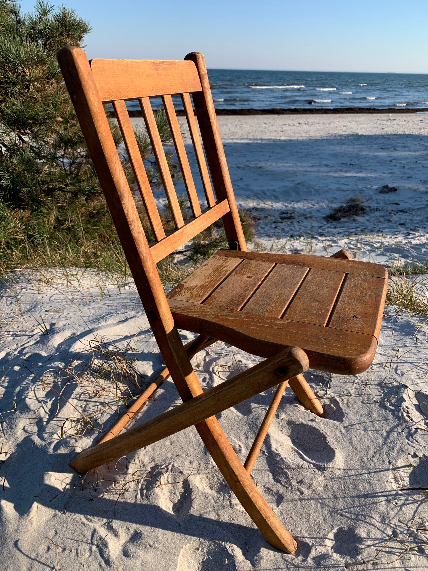Klassisk hopfällbar stol för barn