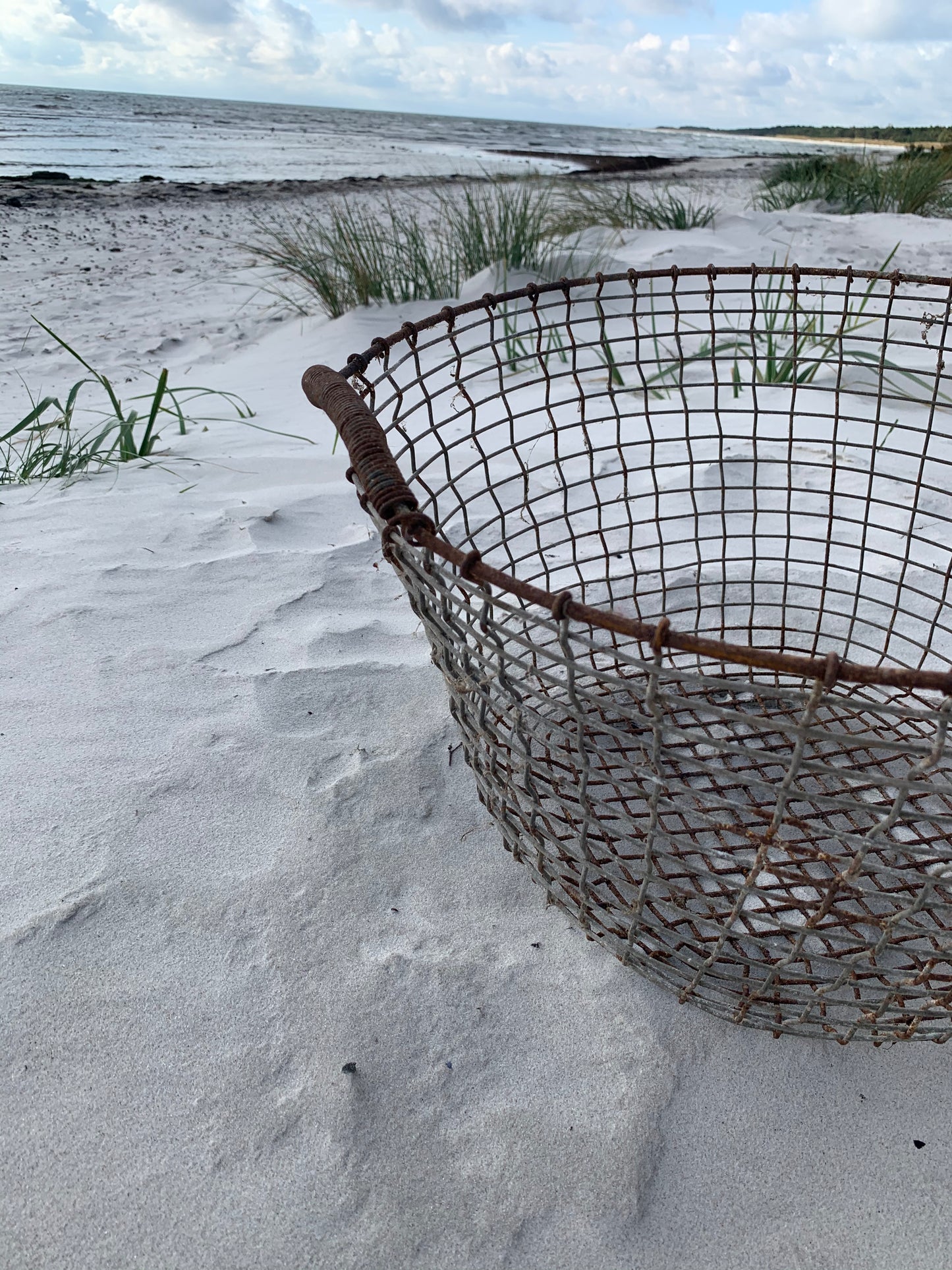 Stor råtrådskorg