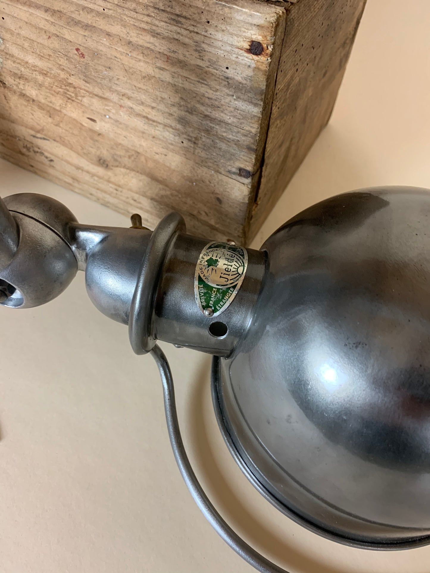 Jieldé vägglampa med 2 armar