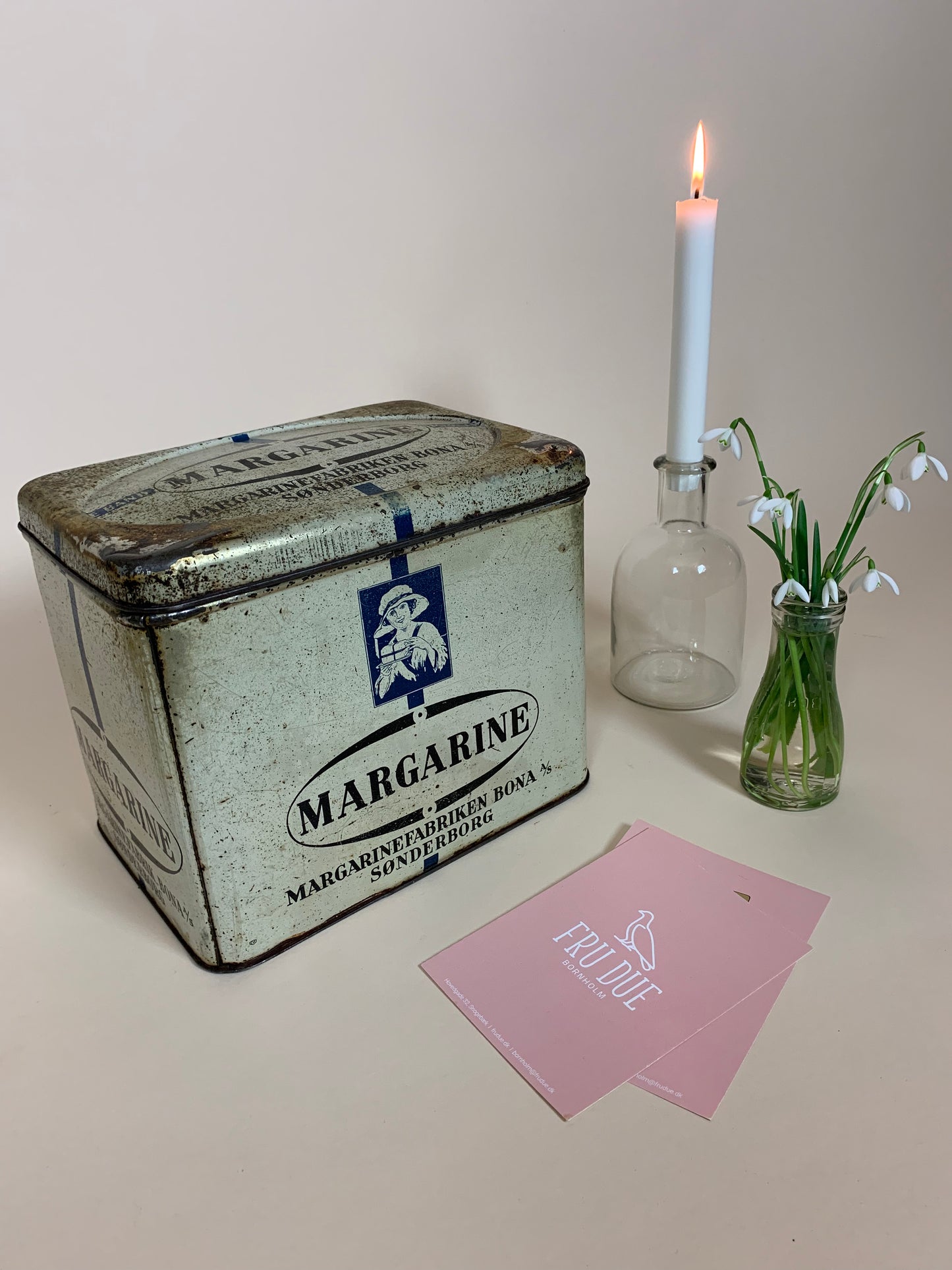 Vacker gammal margarinburk från Sønderborg