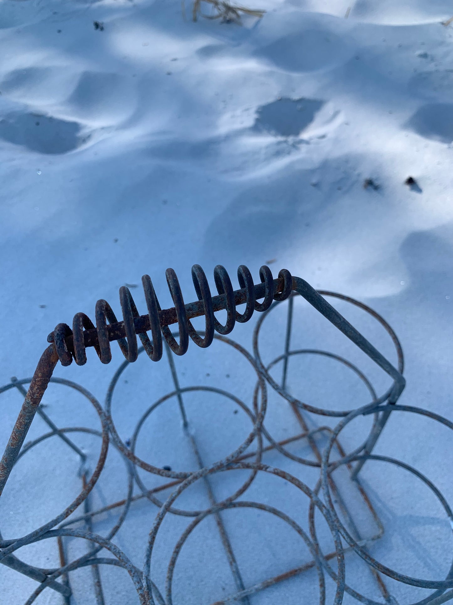Vacker fransk flaskhållare