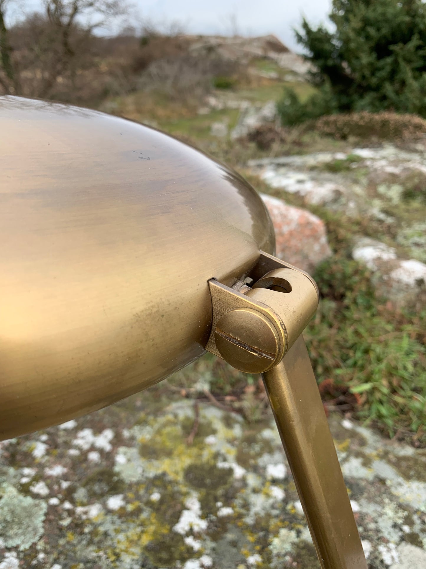 Koch & Lowy vintage lampa - Mässing