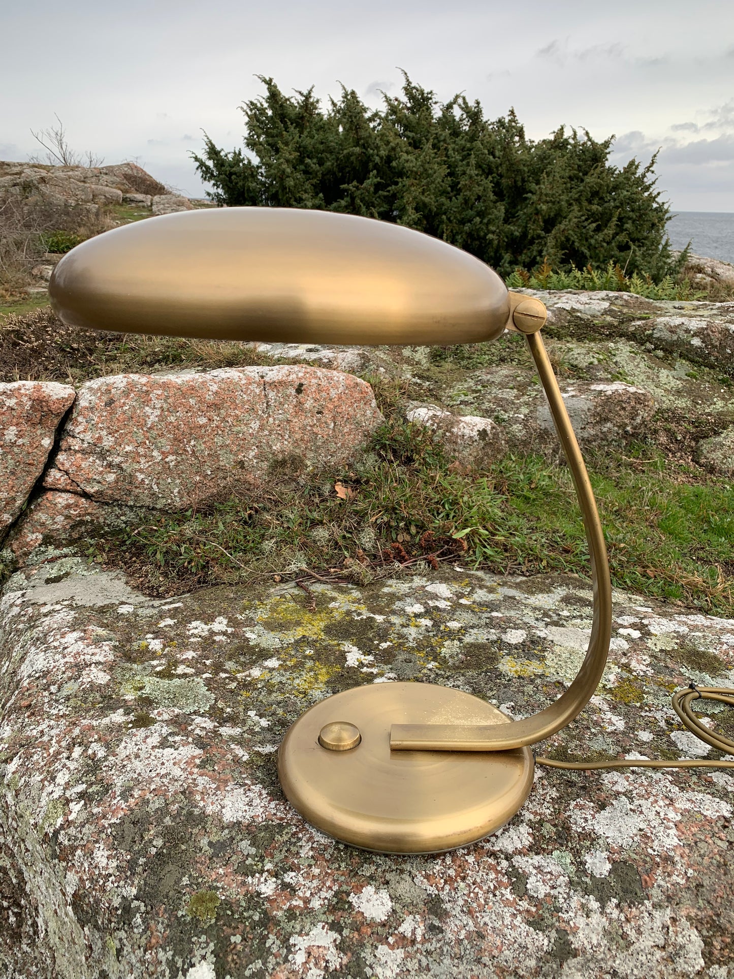 Koch & Lowy vintage lampa - Mässing