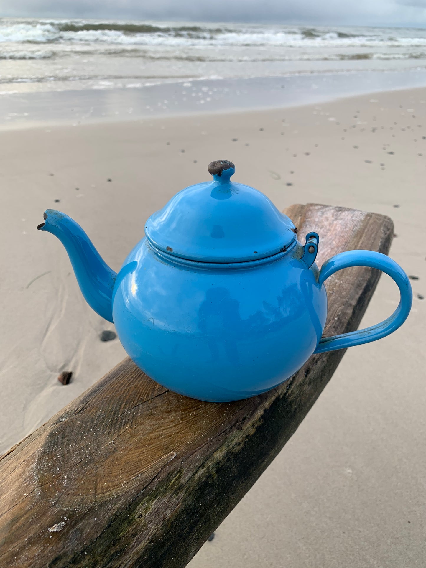 Emaljkanna från Glud och Marstrand