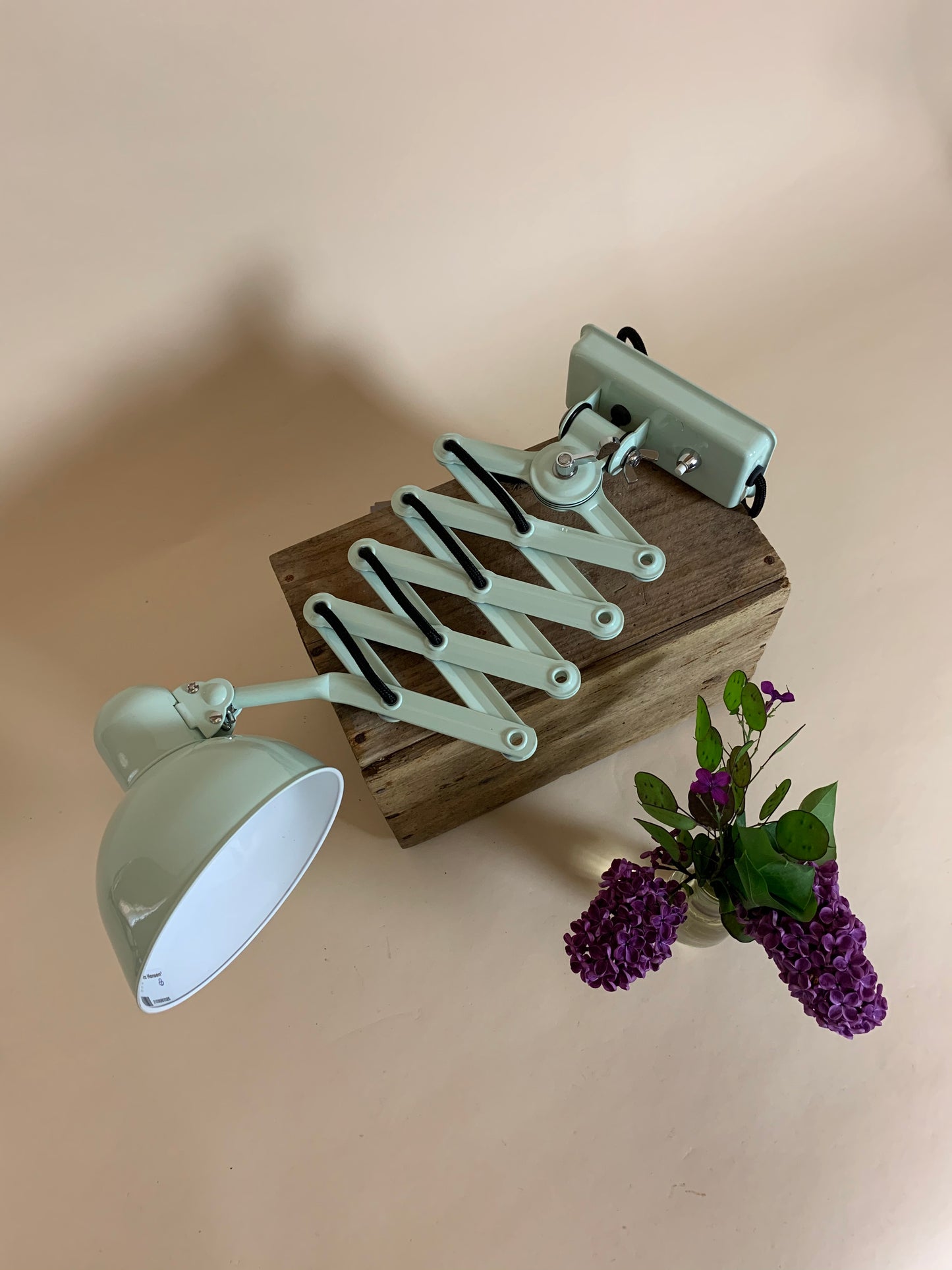 Kaiser Idell saxlampa - Mintgrön