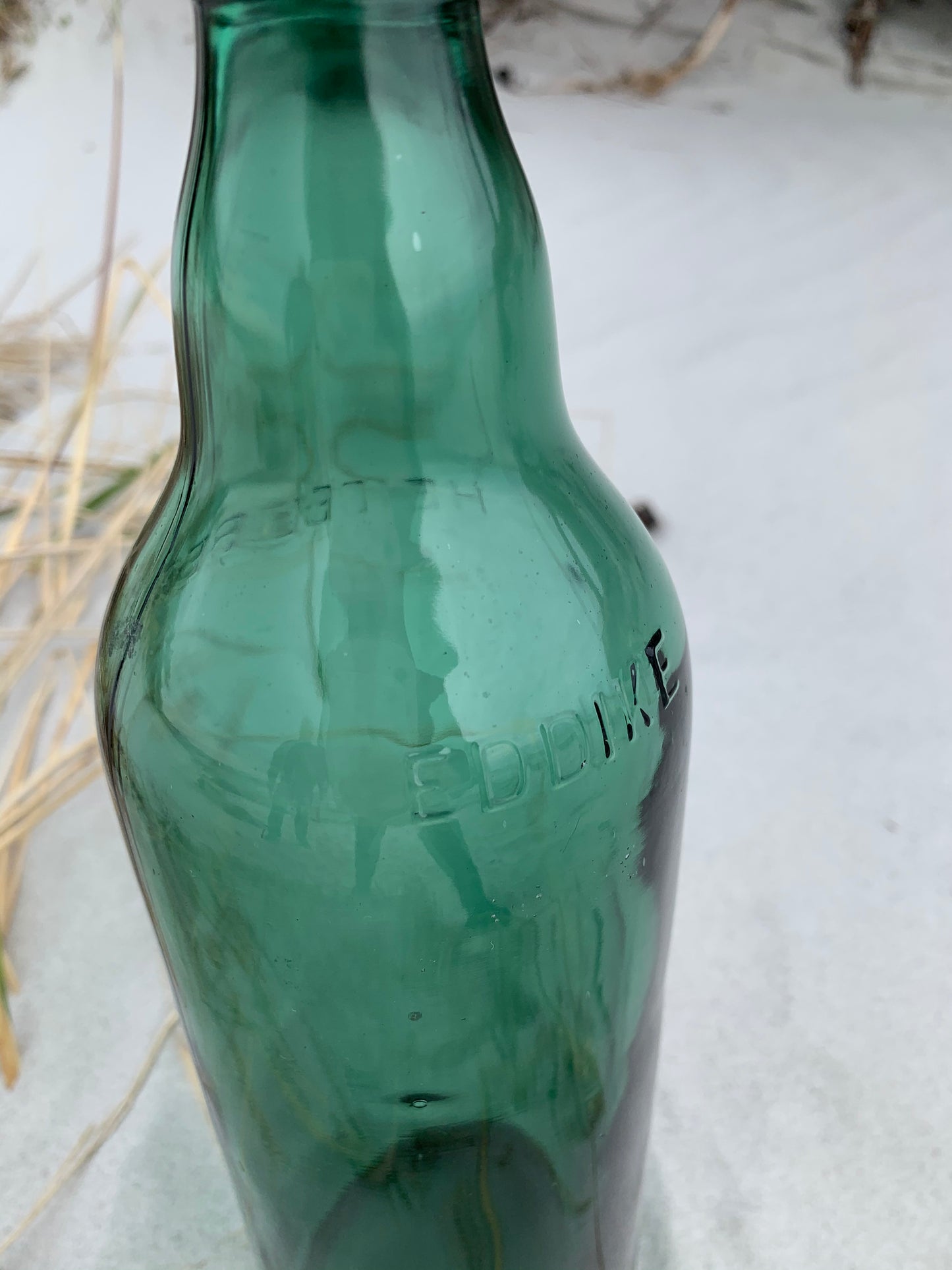 Vinägerflaska med text