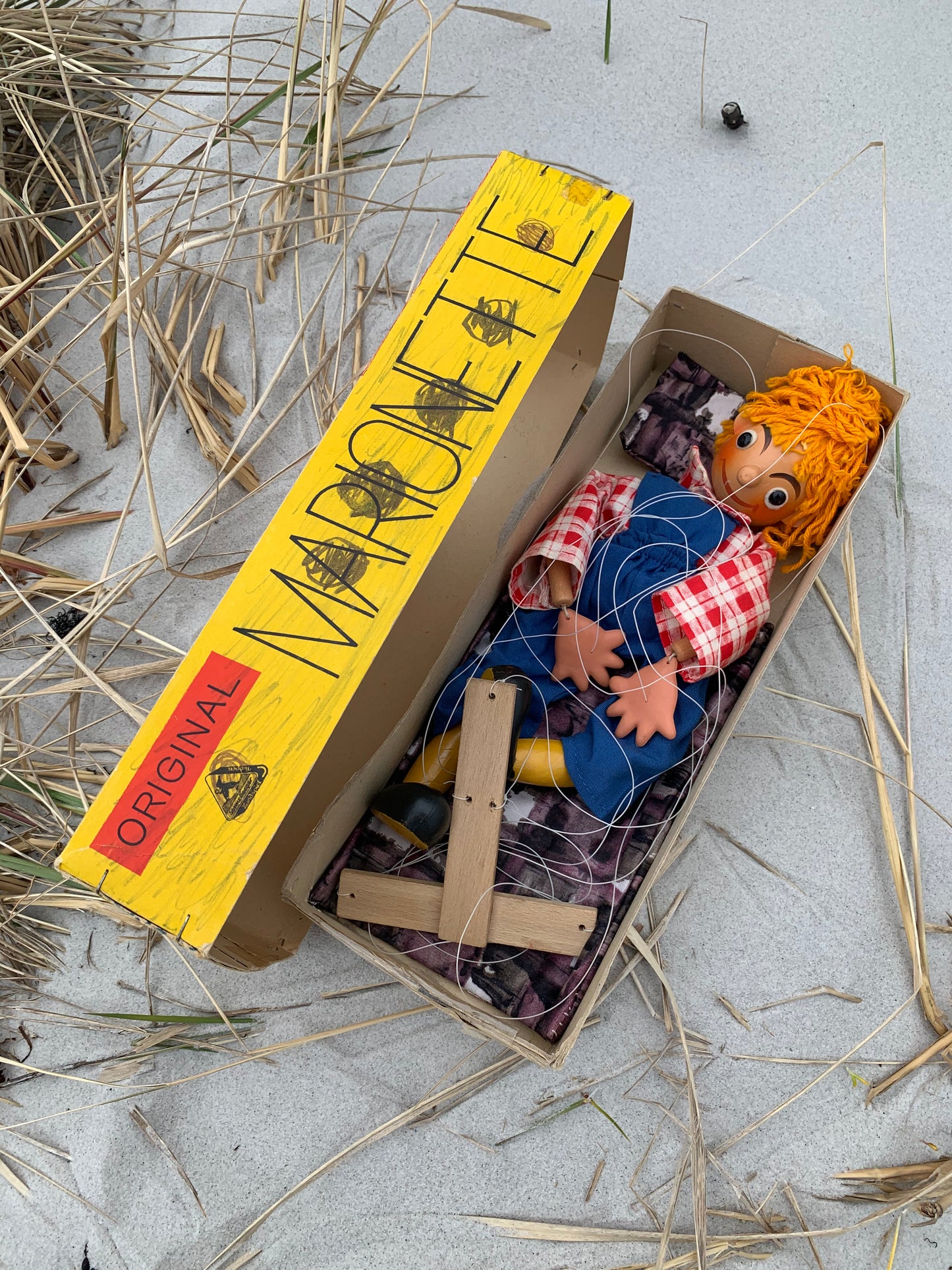 Lillebror marionettdocka i originalförpackning