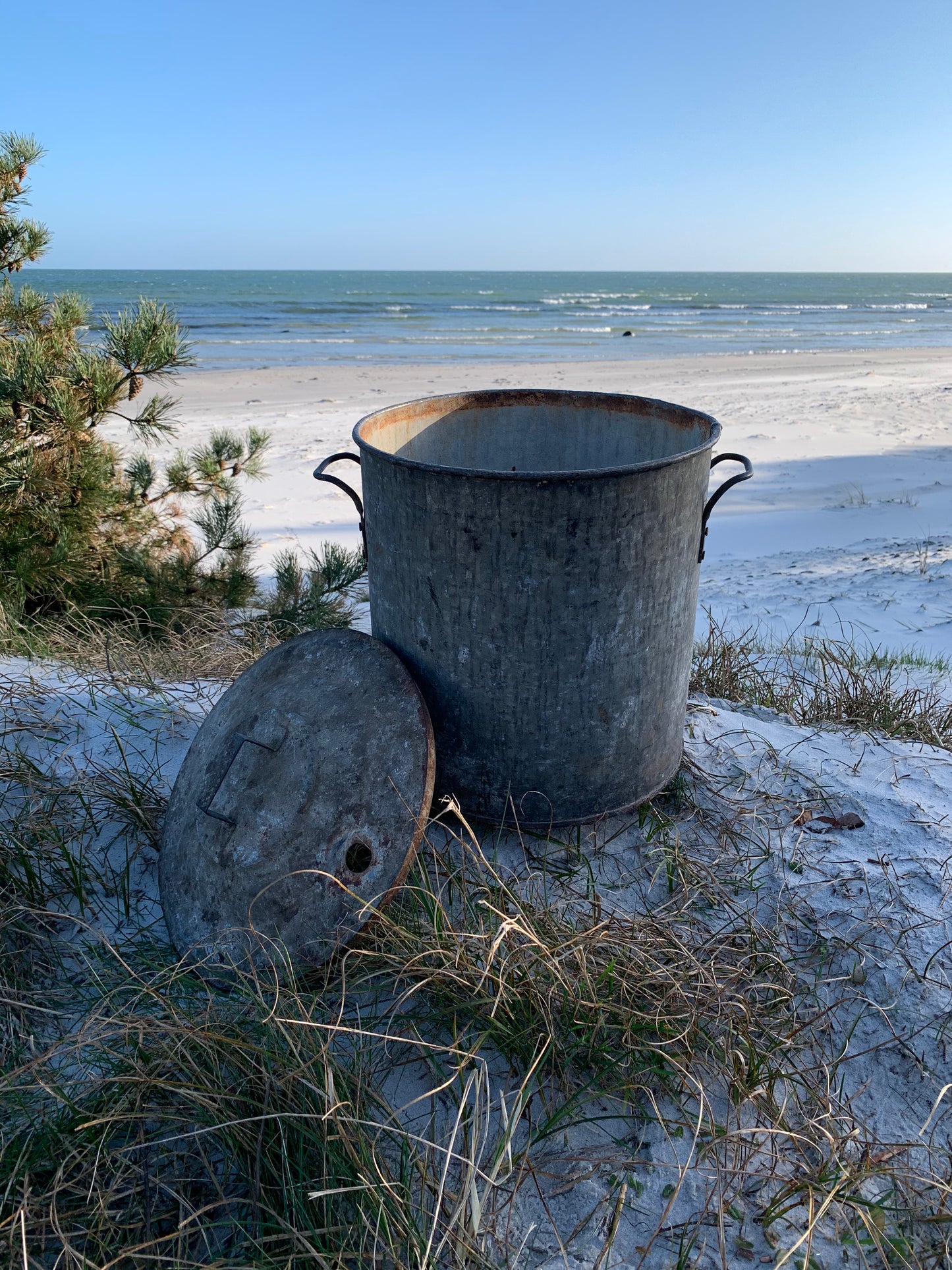 Zinkinläggningshink med lock