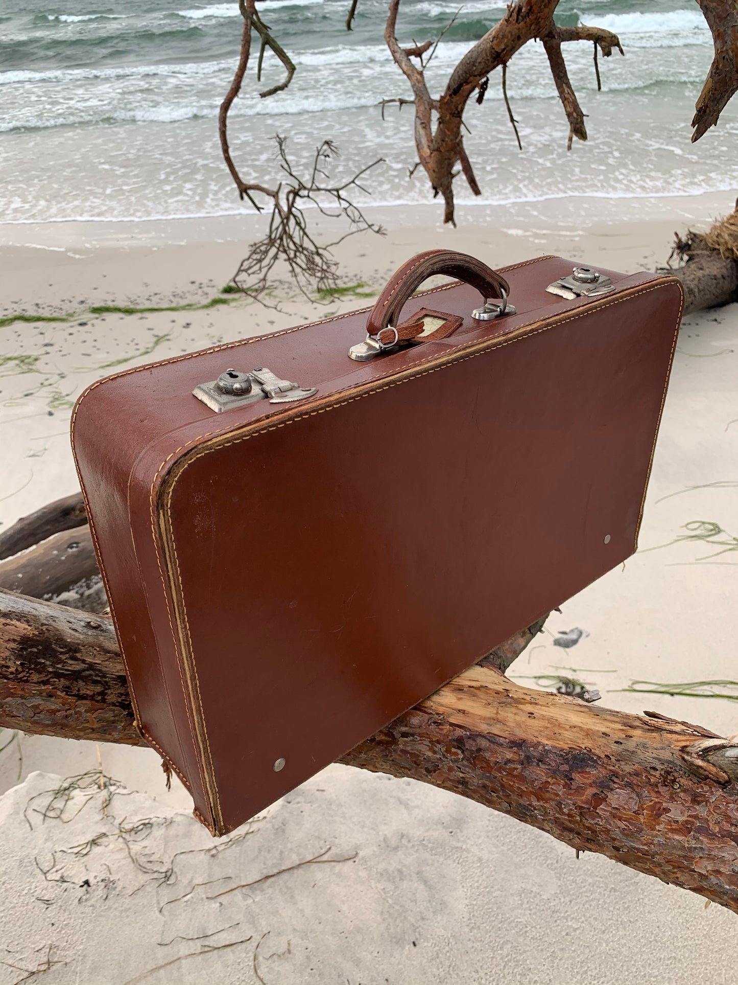 Vacker gammal resväska