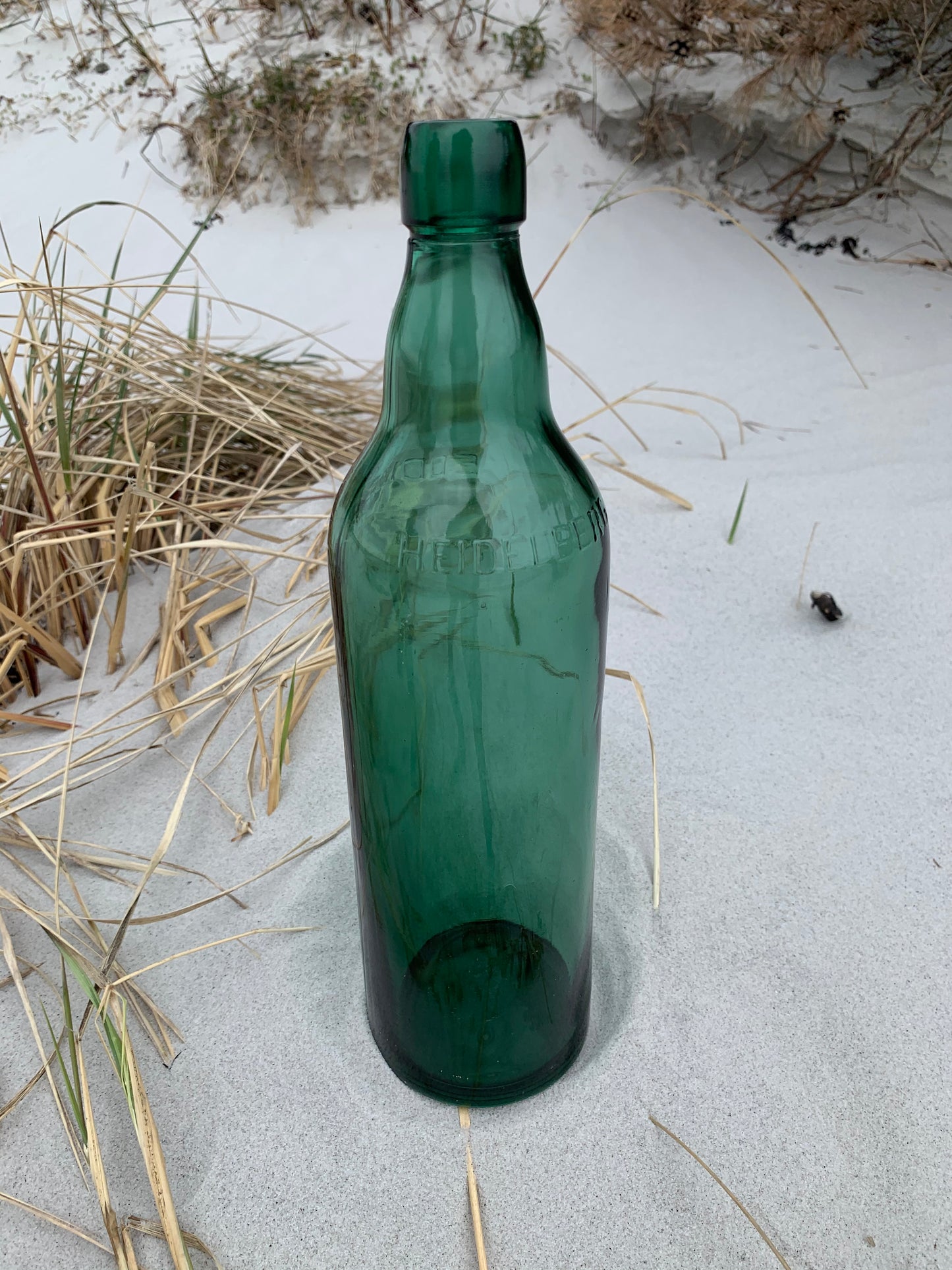 Vinägerflaska med text