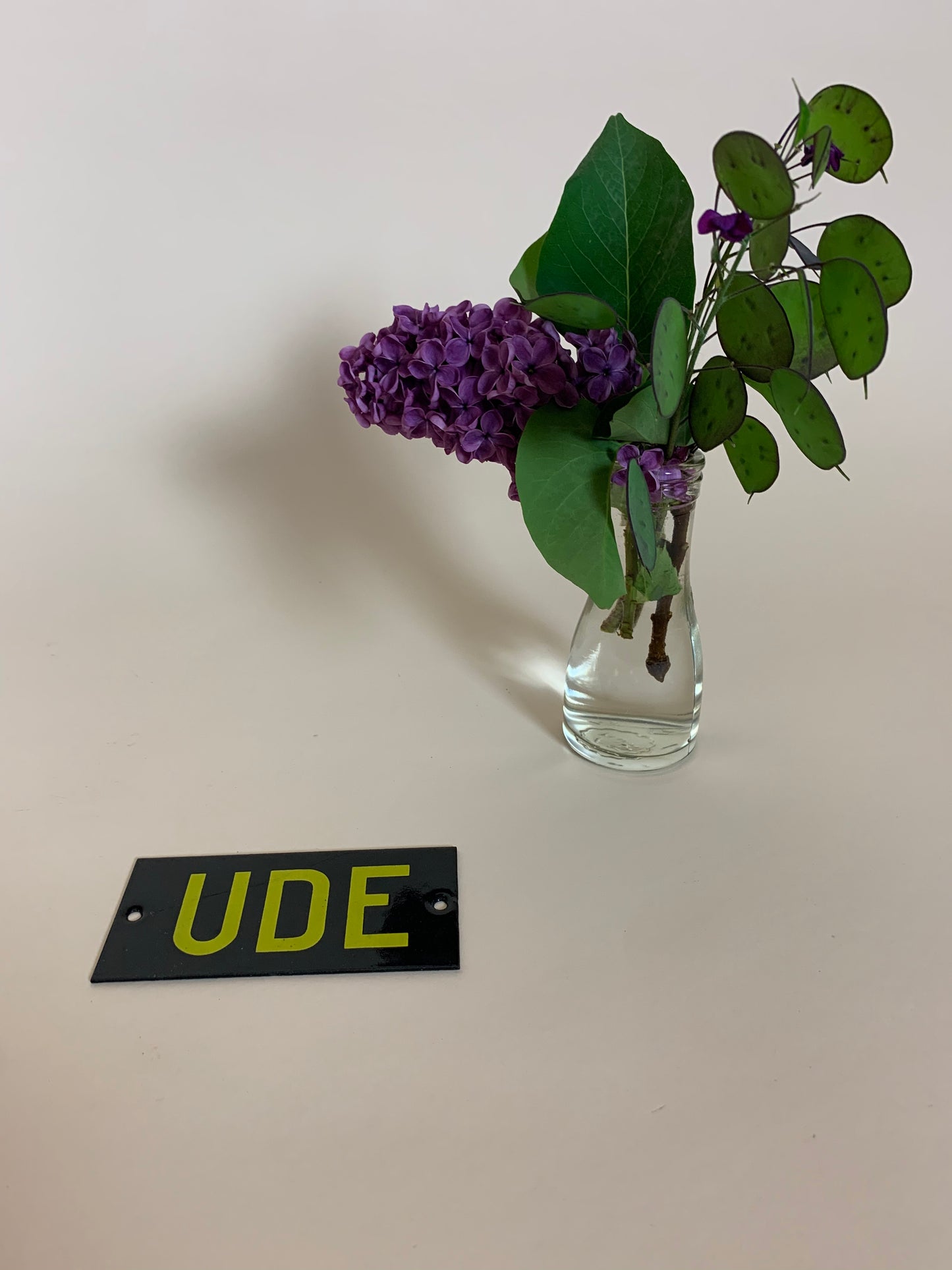 Emaljskylt - UTANFÖR