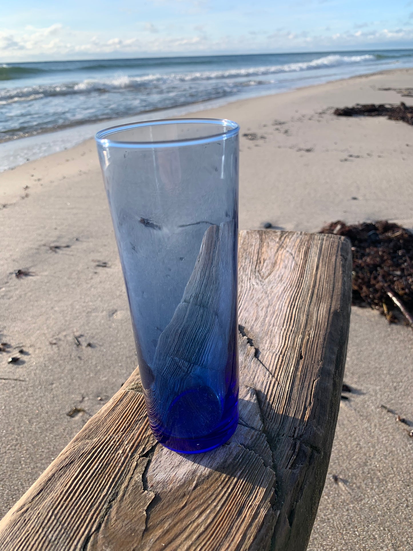 Glasvas - Blå