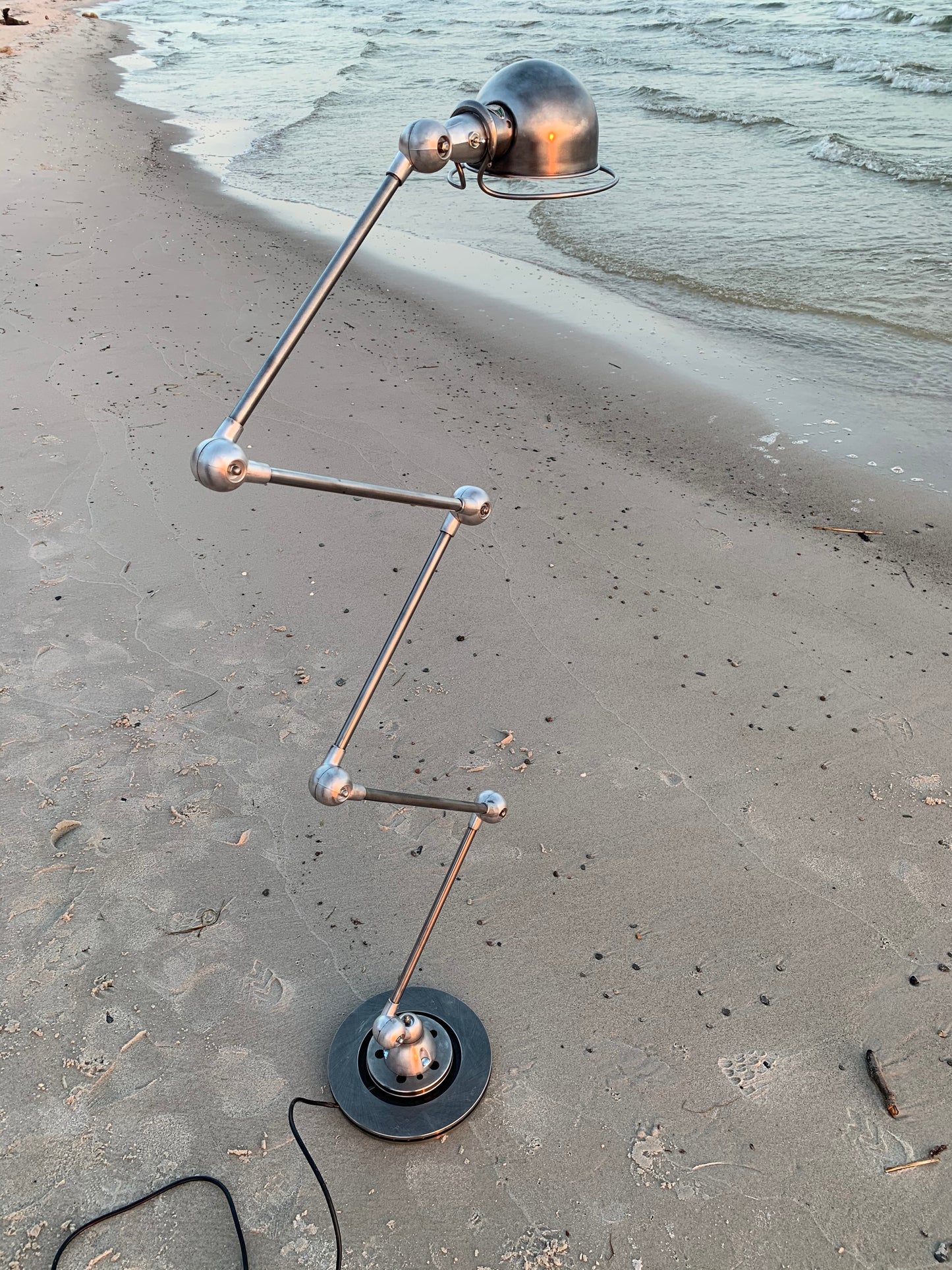 Vacker Jieldé golvlampa med 5 armar