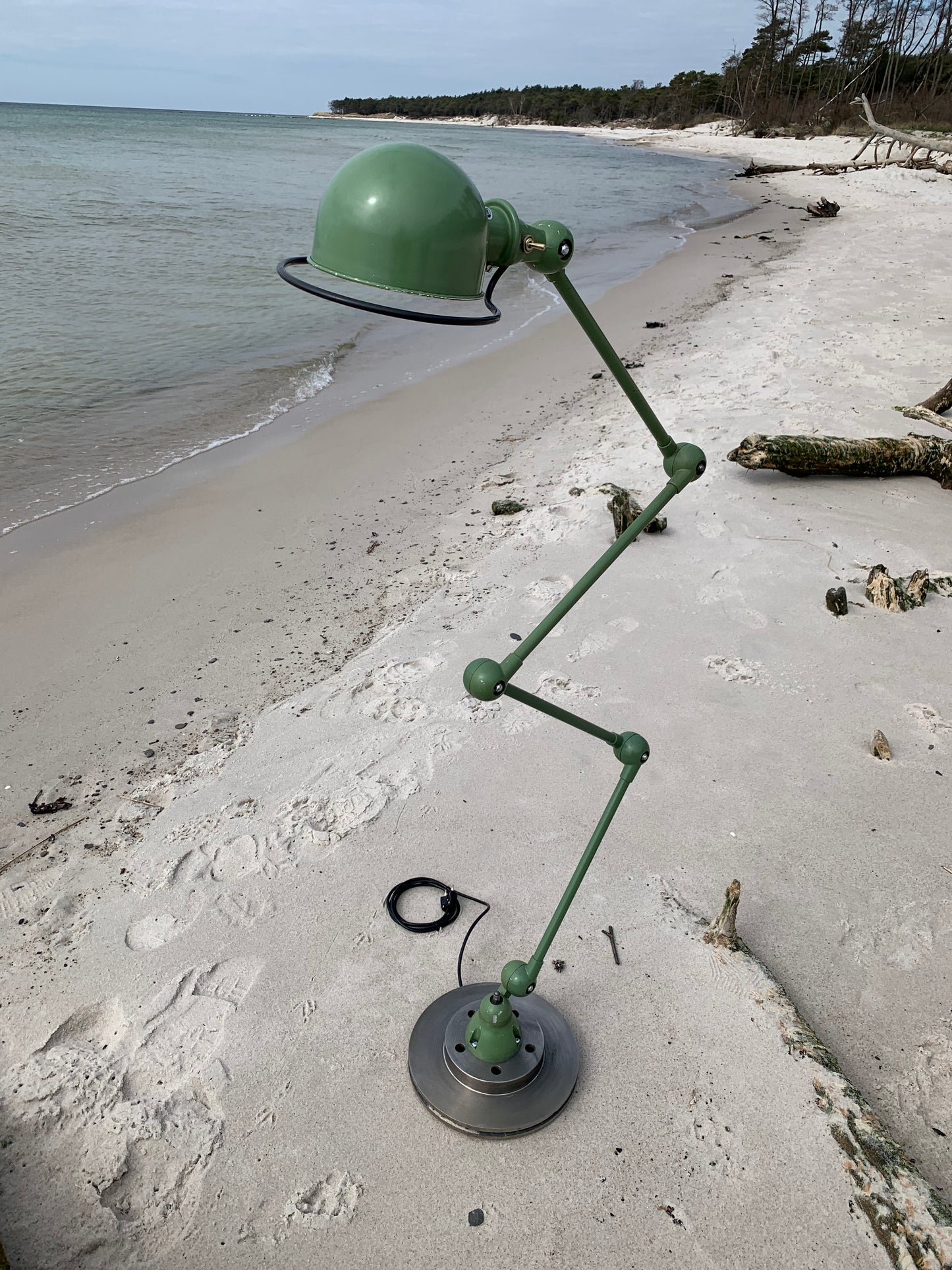 Jieldé golvlampa med 4 armar - Grön
