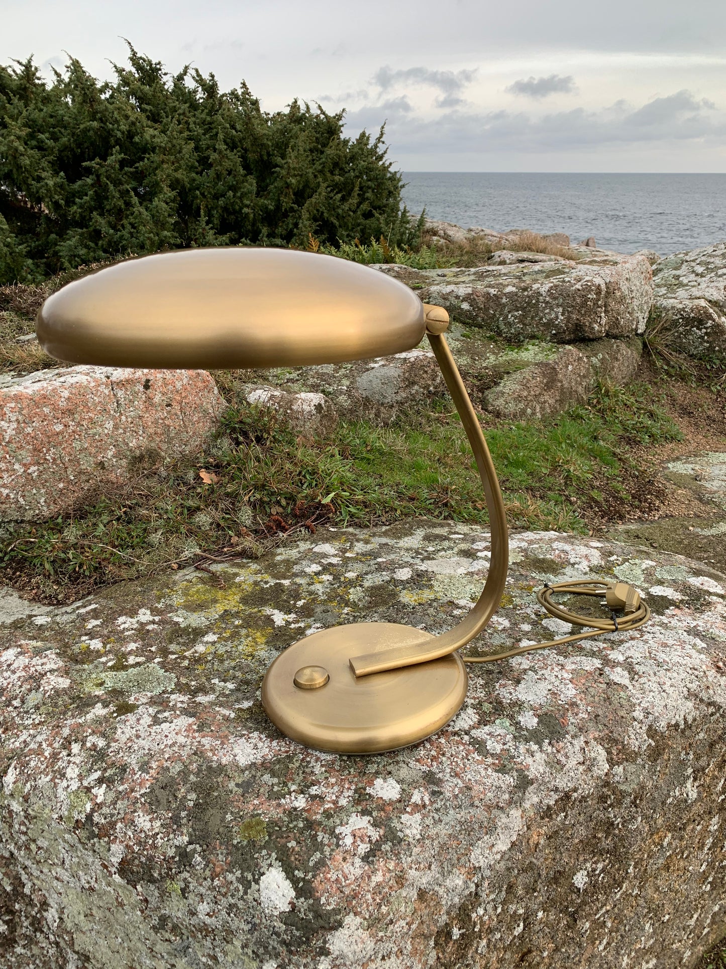 Koch & Lowy vintage lampa - Mässing