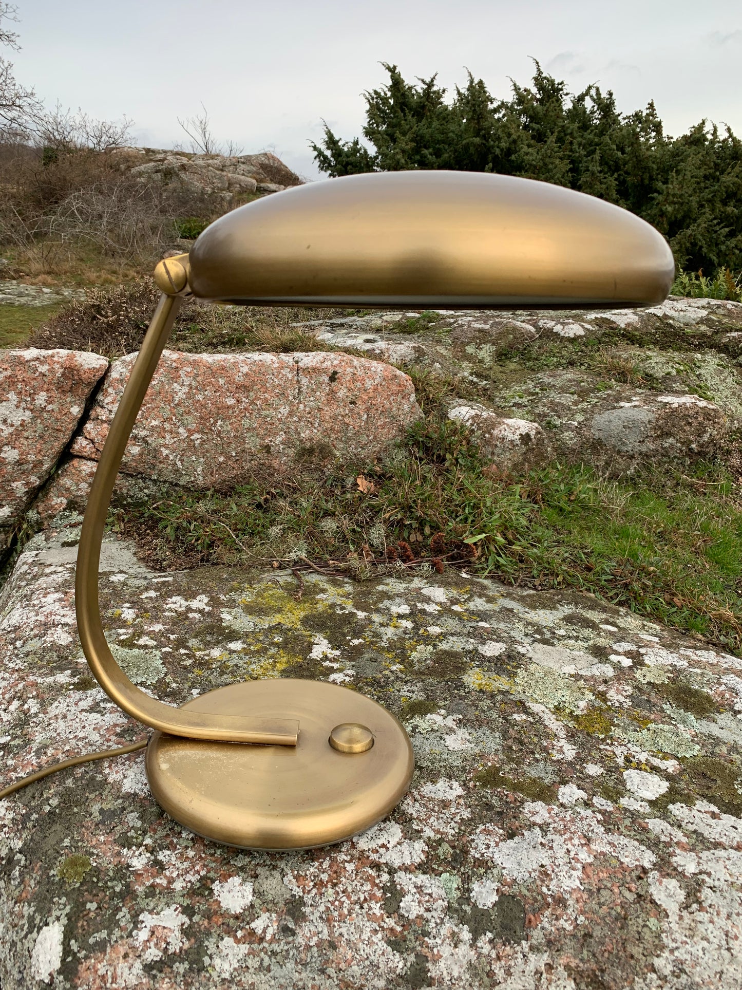 Koch & Lowy vintage lampa - Mässing