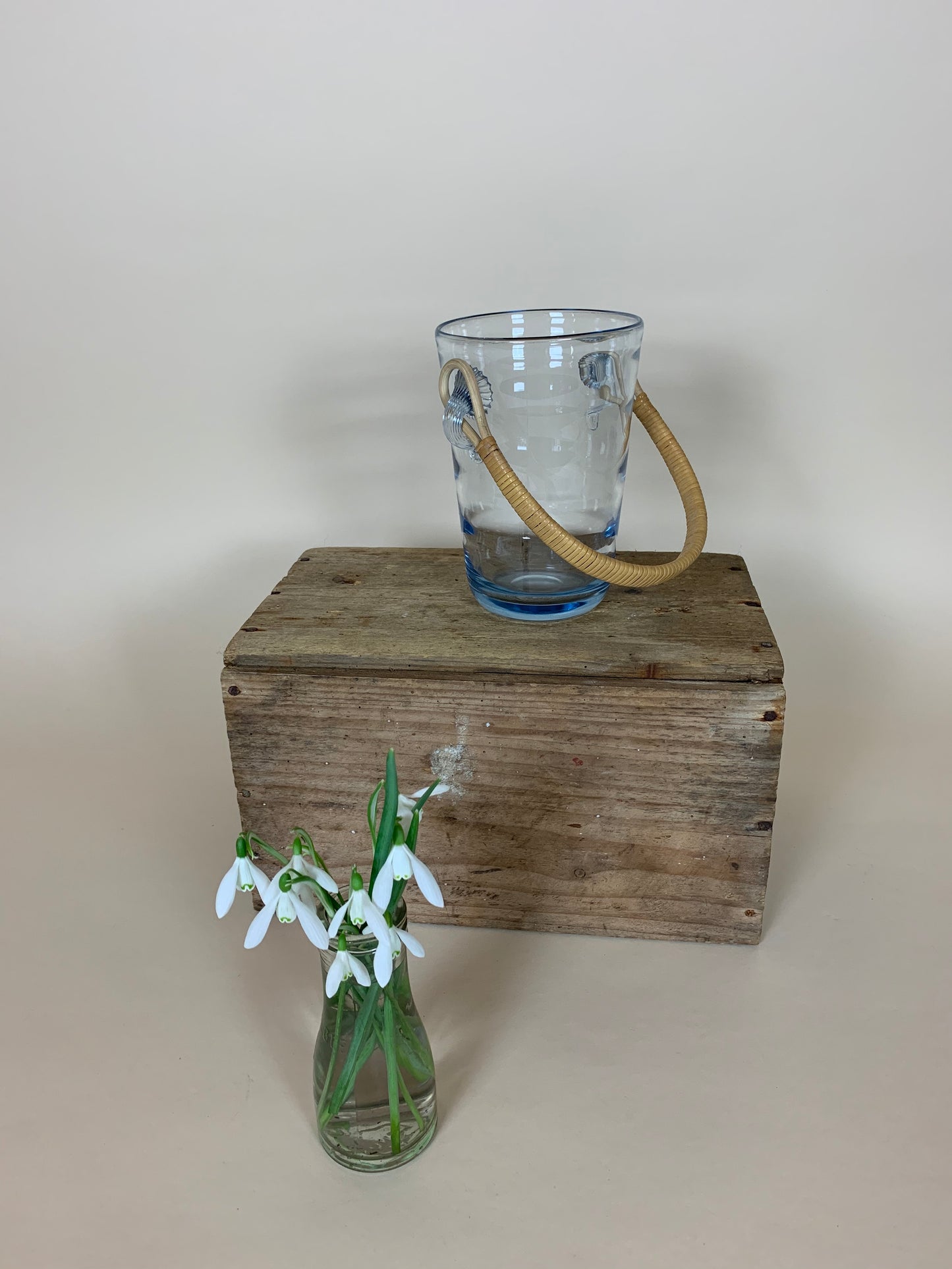 Ishink från Holmegaard i glas med handtag