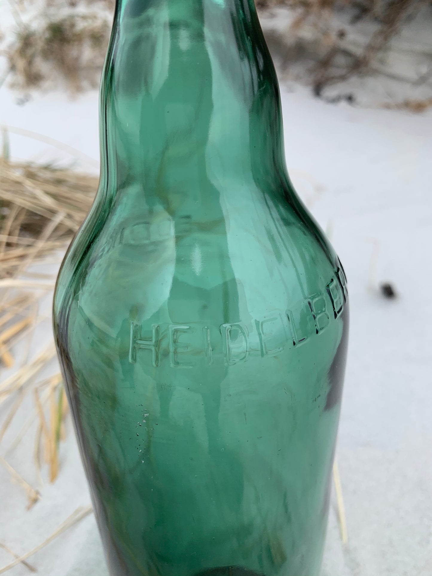 Vinägerflaska med text