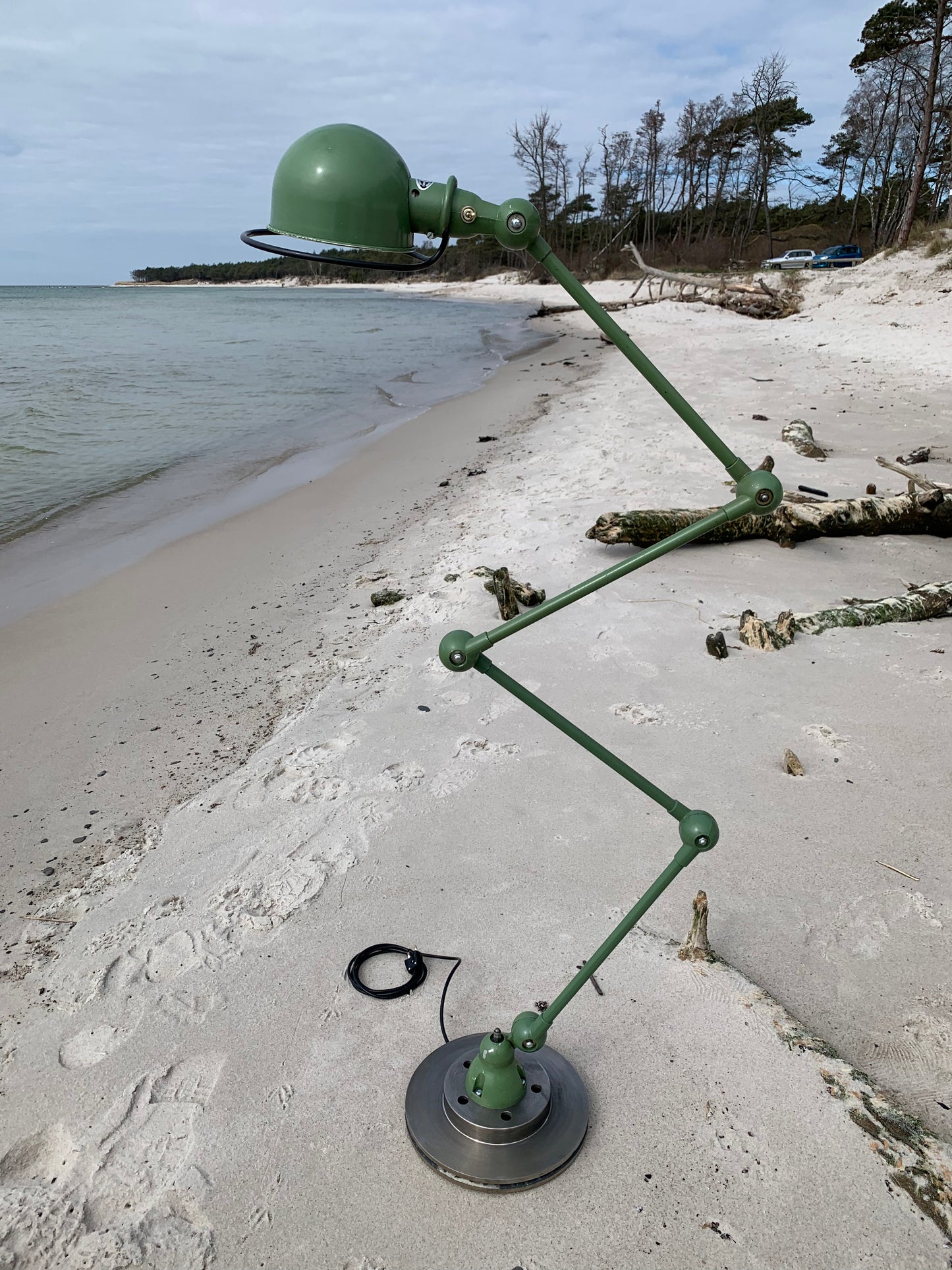 Jieldé golvlampa med 4 armar - Grön