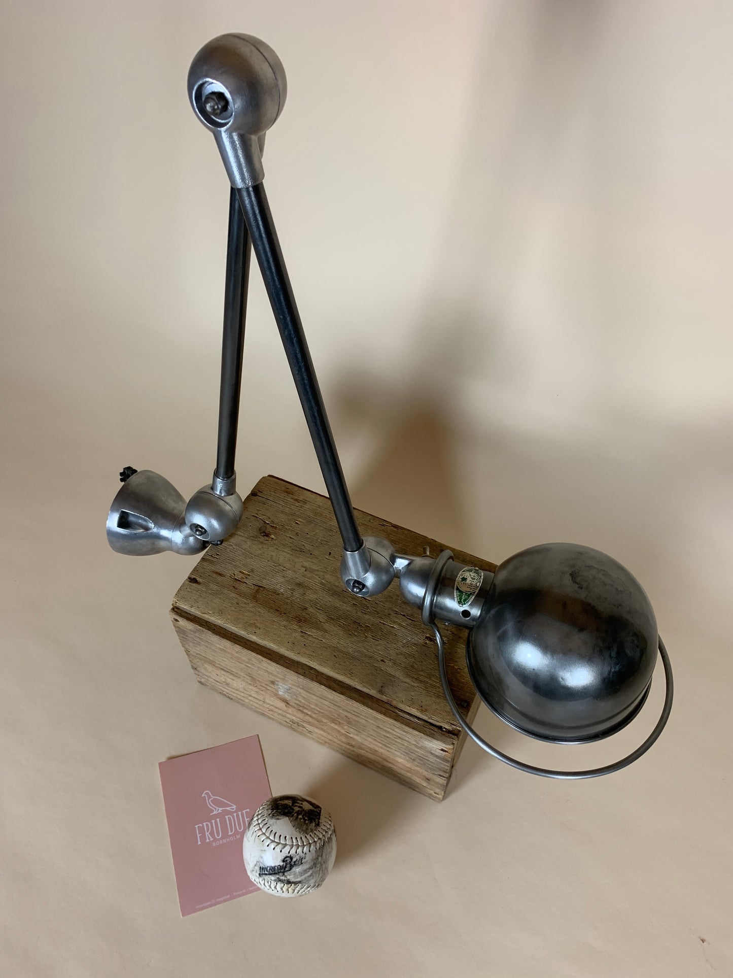 Jieldé vägglampa med 2 armar