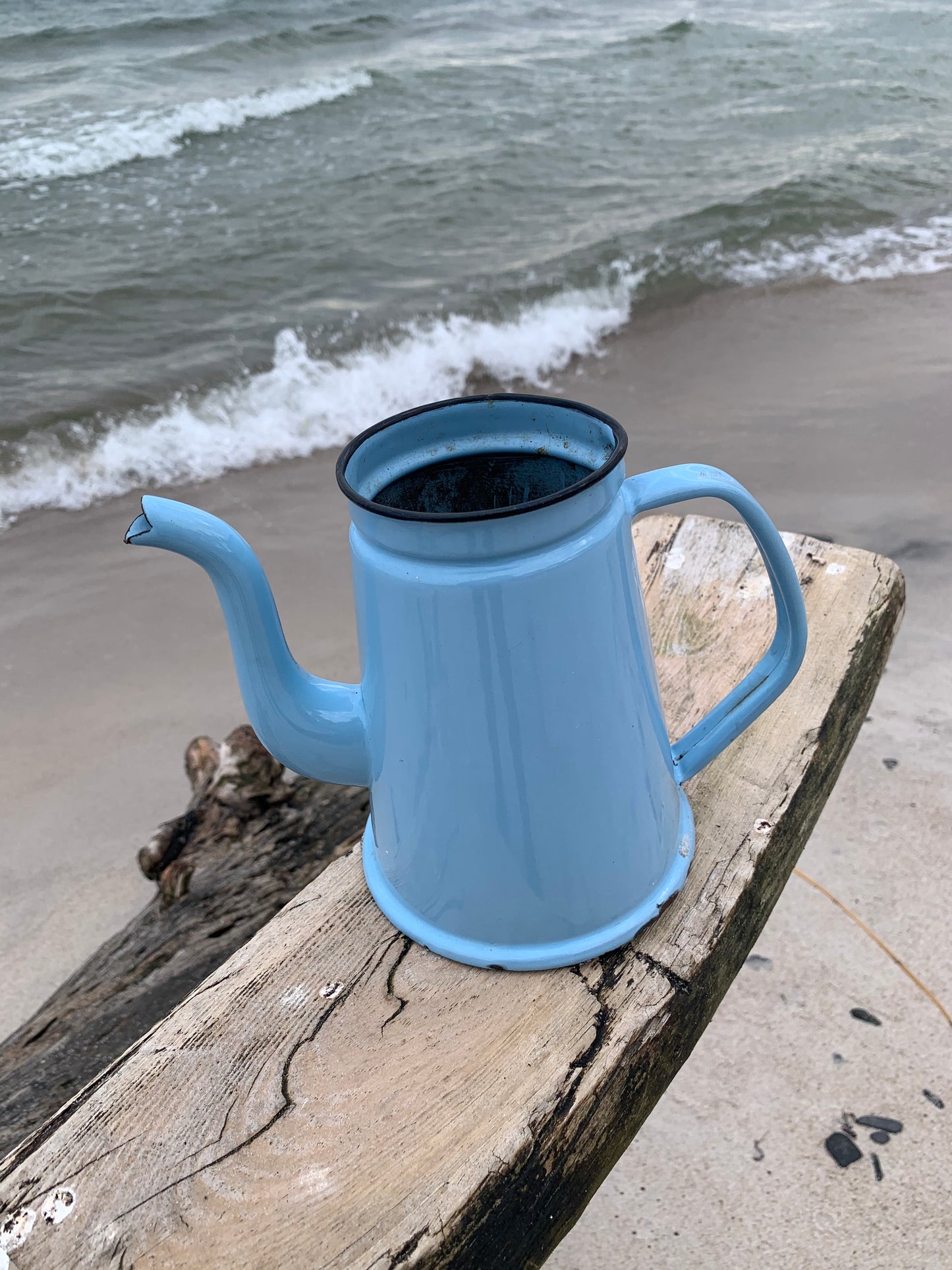 Emaljkanna från Glud och Marstrand