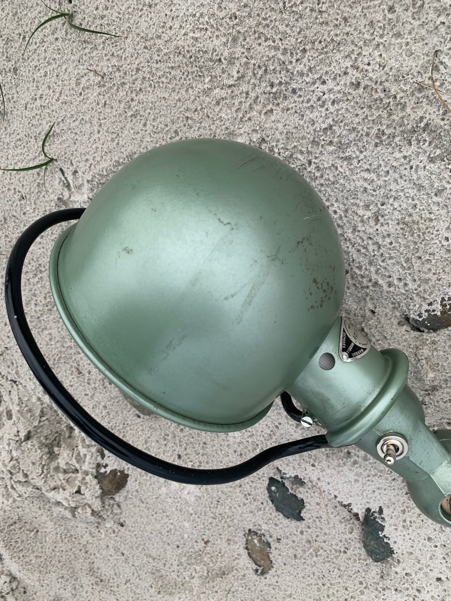 Jieldé vägglampa 2 armar - Grön