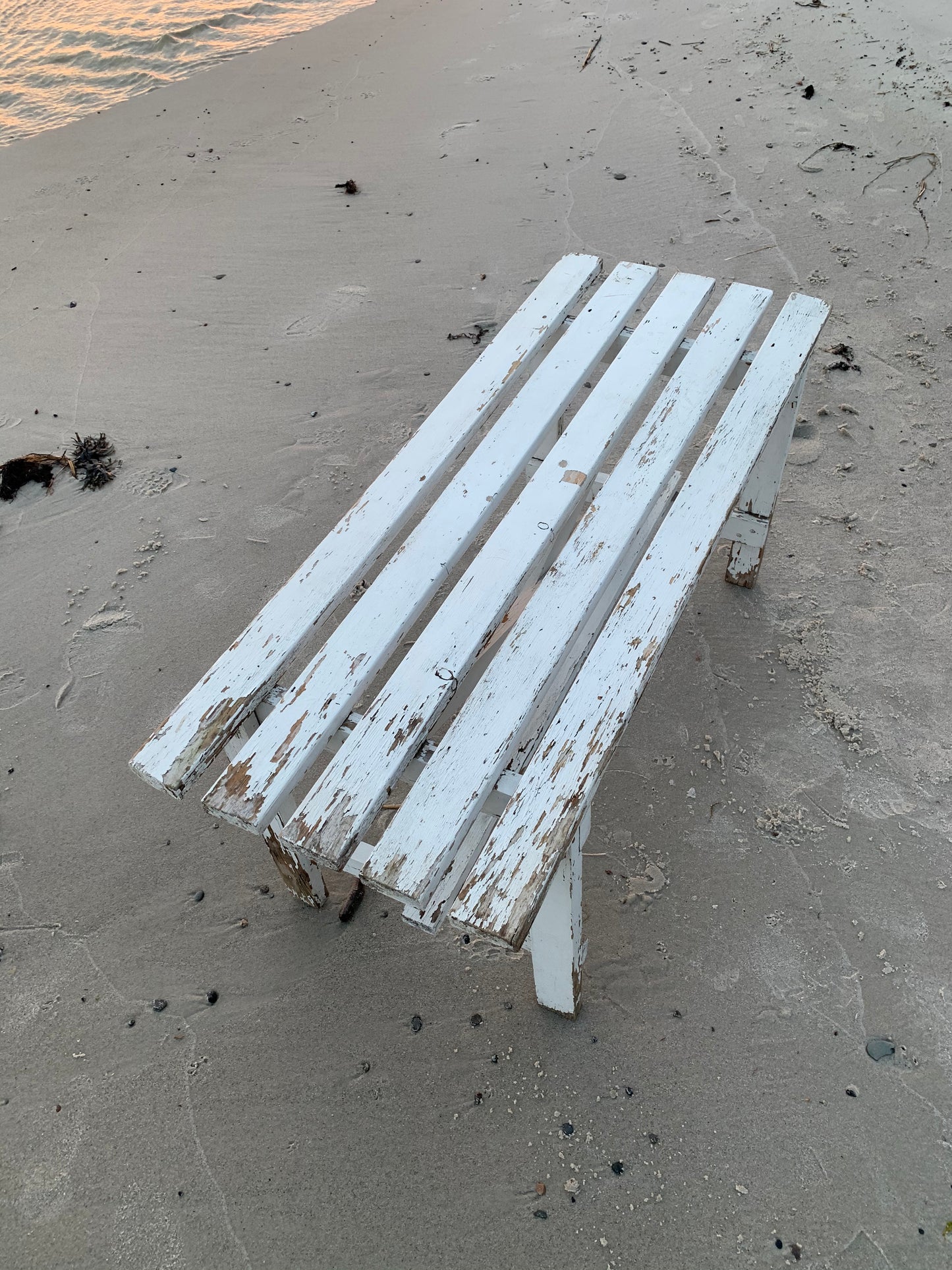 Diskbänk med mycket vacker patina