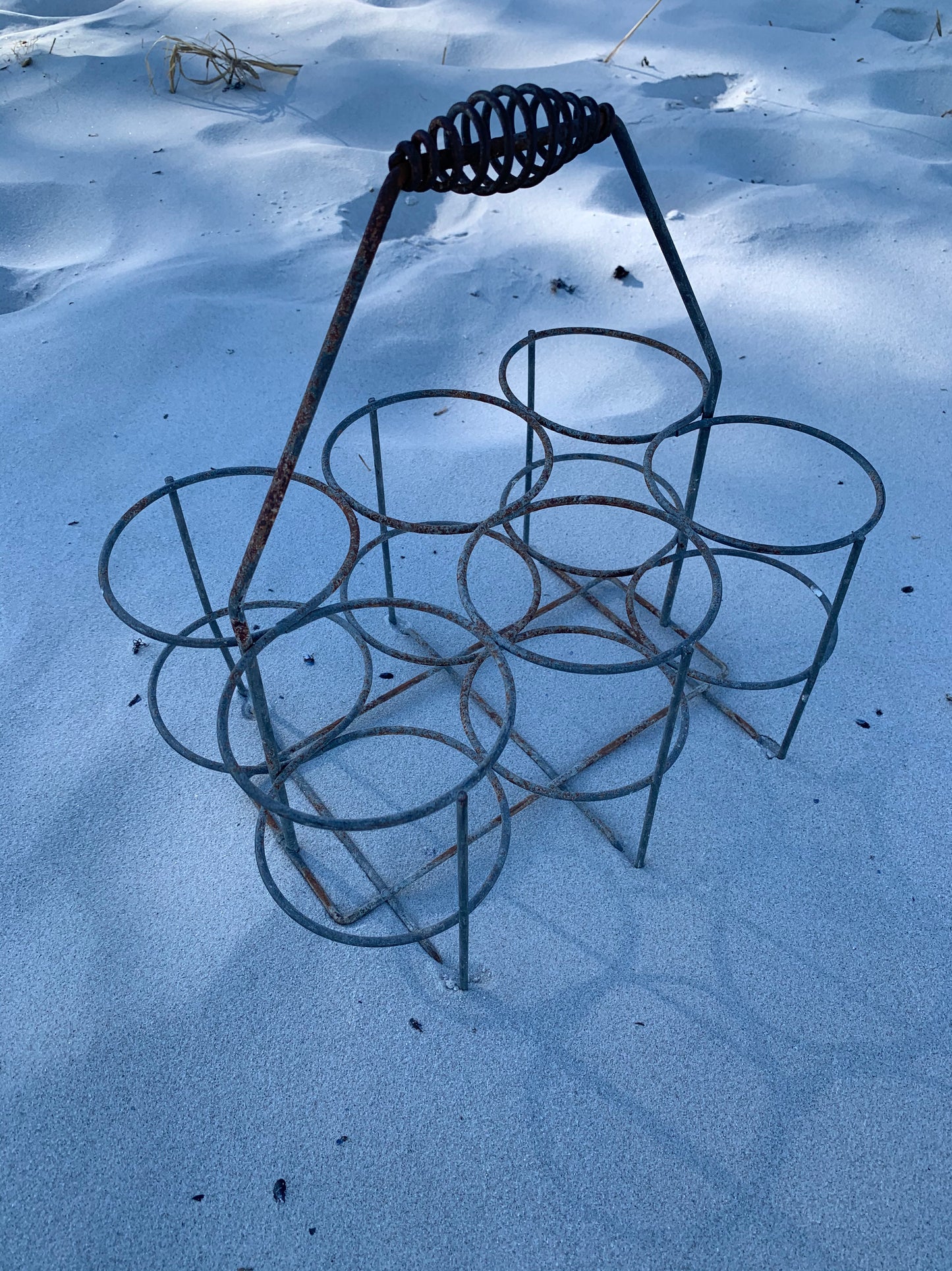 Vacker fransk flaskhållare