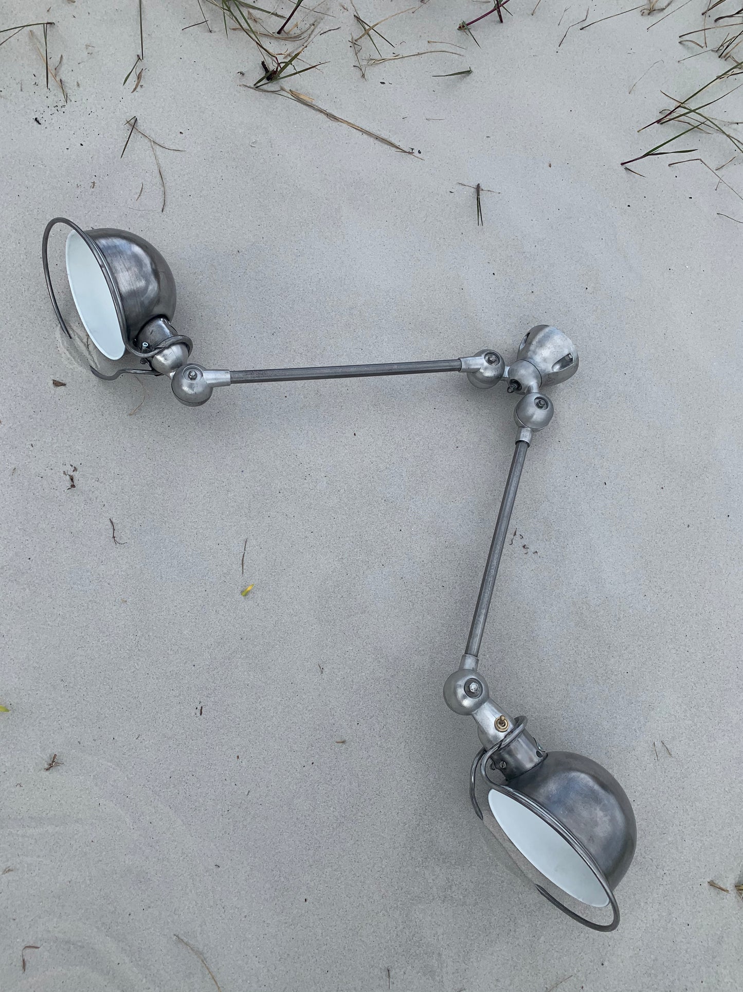 Jieldé tak- eller vägglampa med två armar