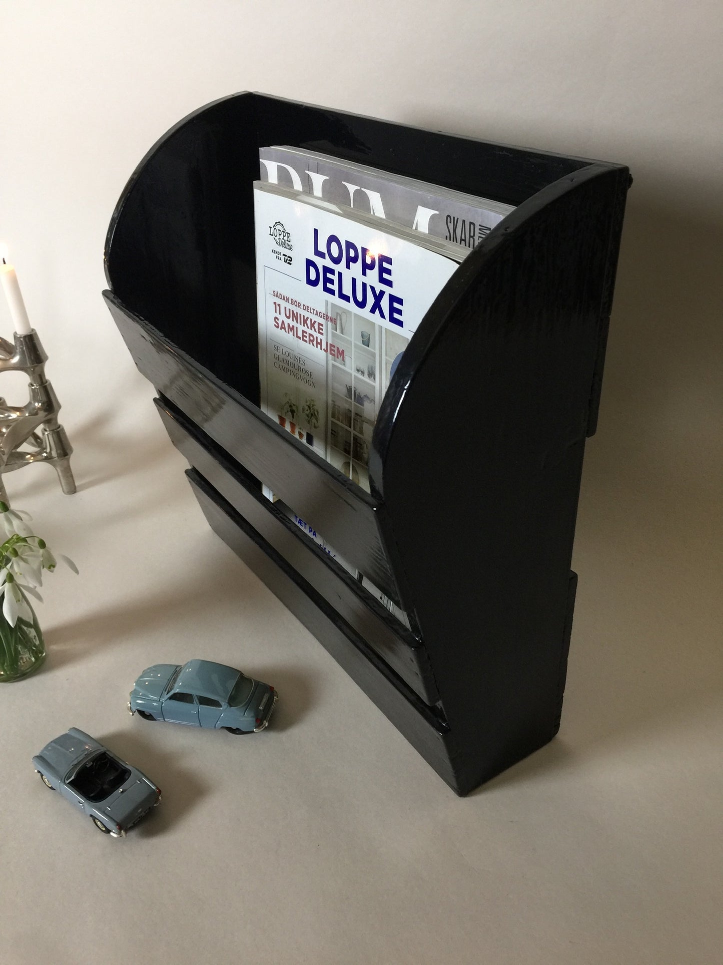 Superfin tidningshållare