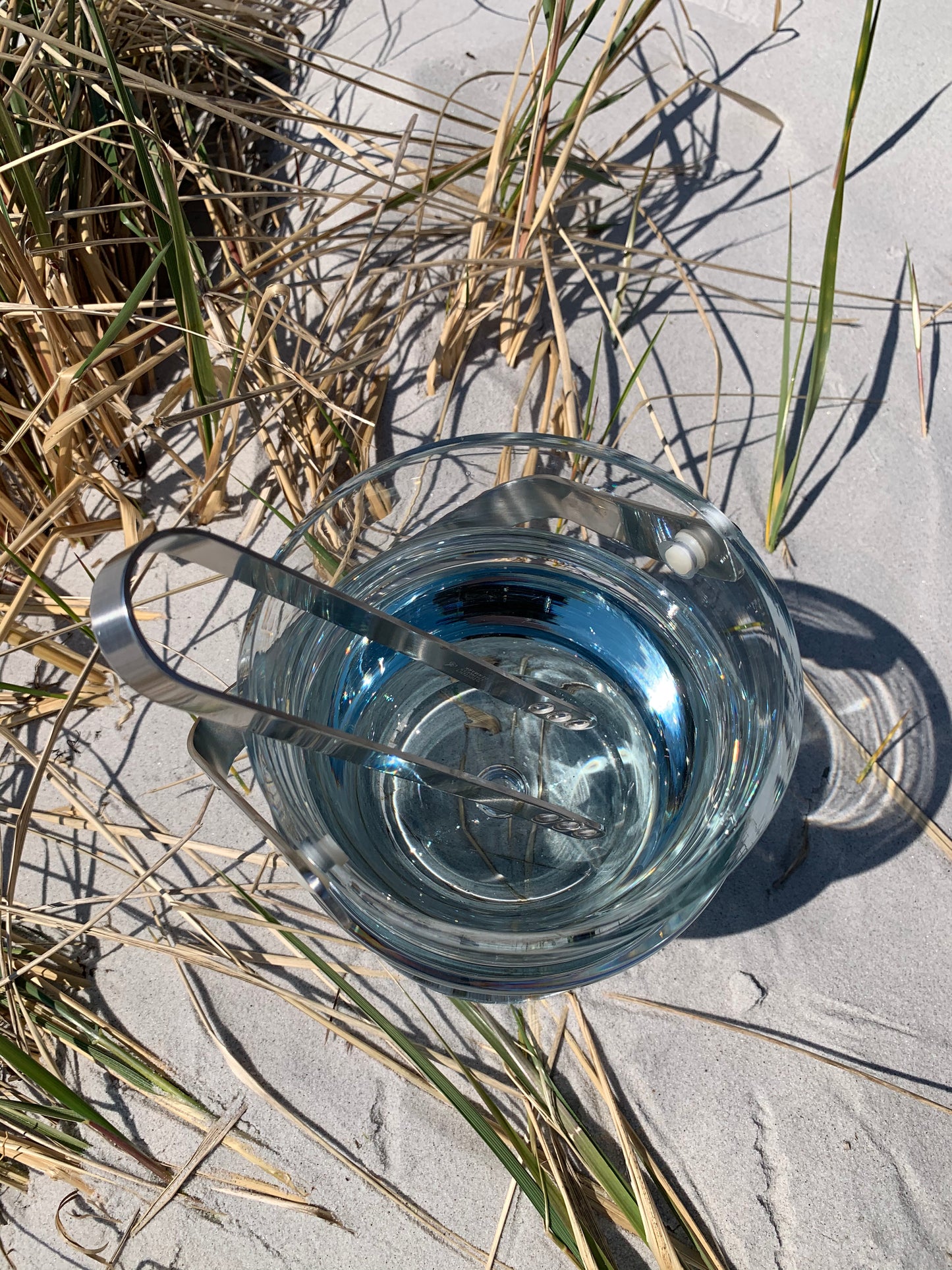 Holmegaard Ishink med Stelton tång