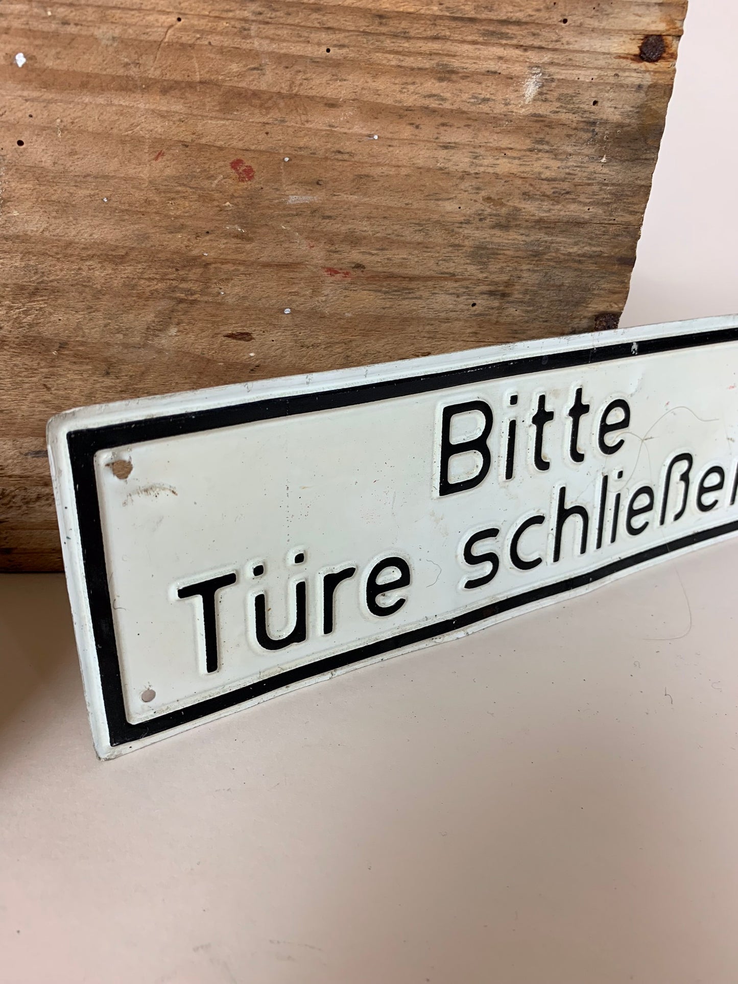 Liten tysk skylt