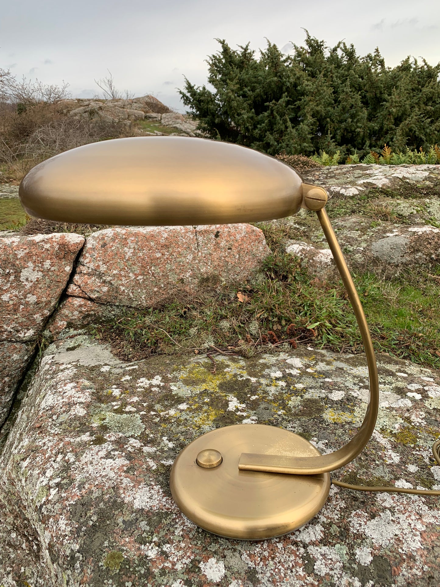 Koch & Lowy vintage lampa - Mässing