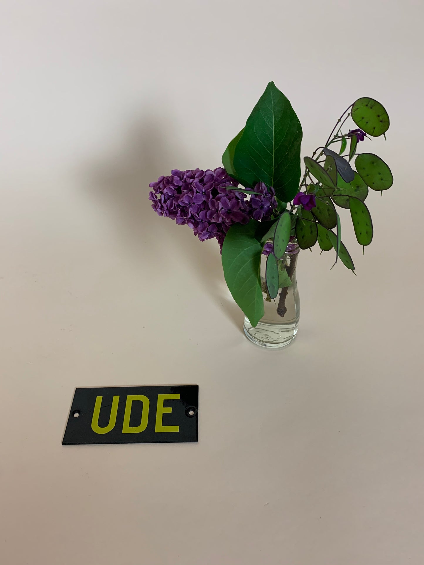 Emaljskylt - UTANFÖR