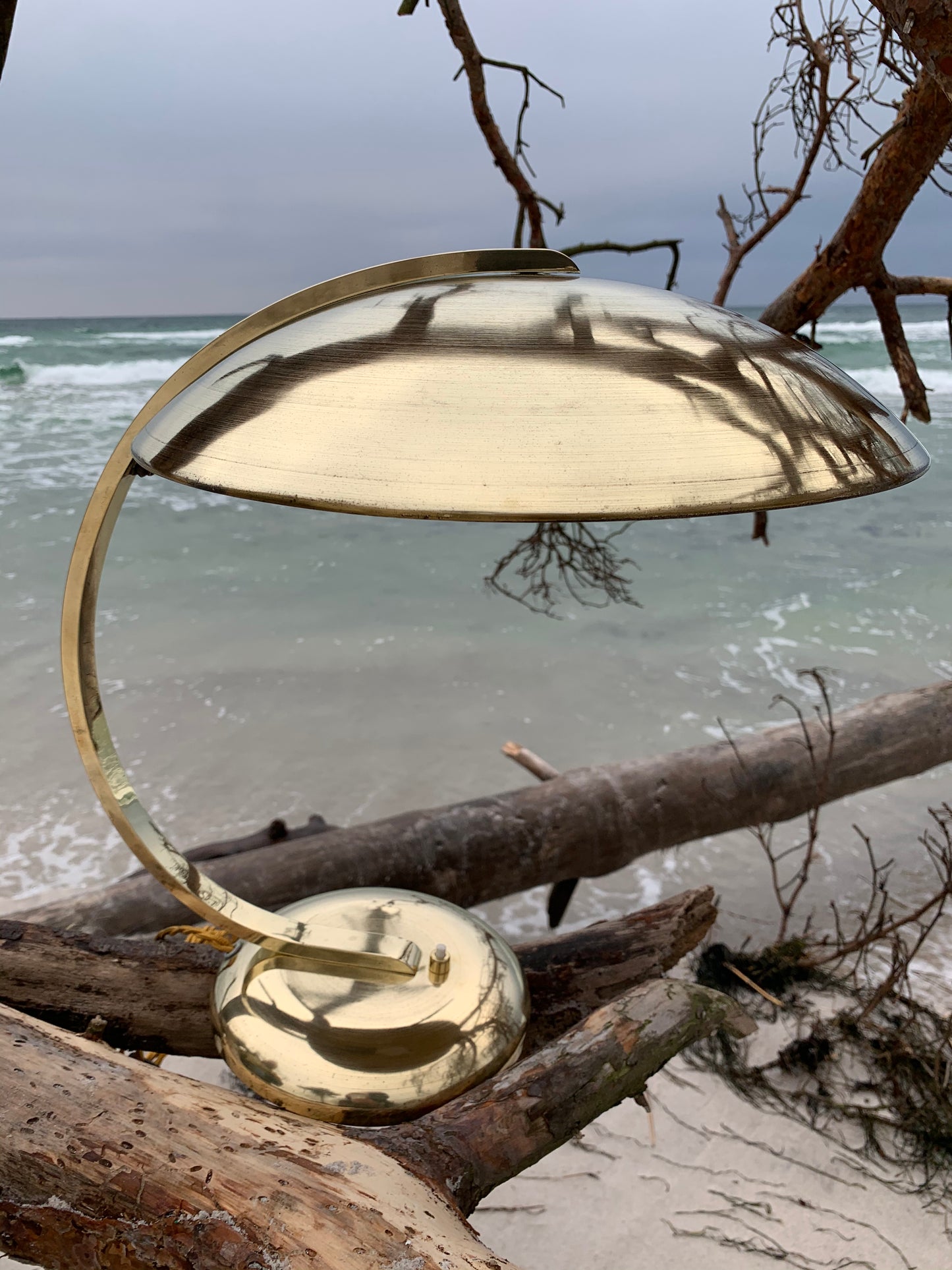 Egon Hillebrand vintage lampa - Mässing