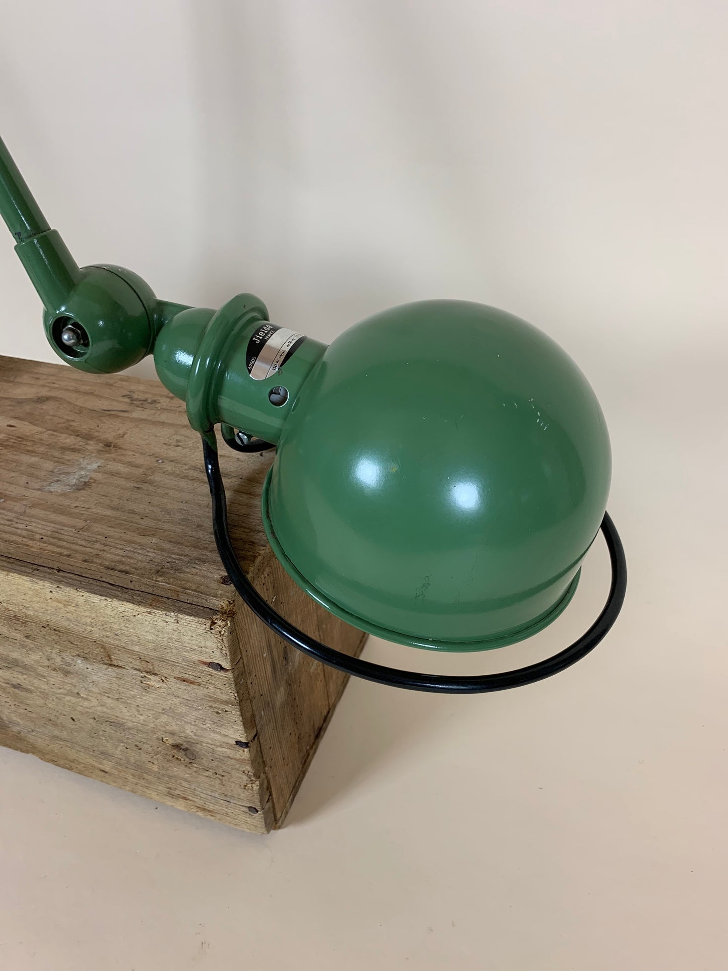 Jieldé vägglampa med 2 armar - Grön