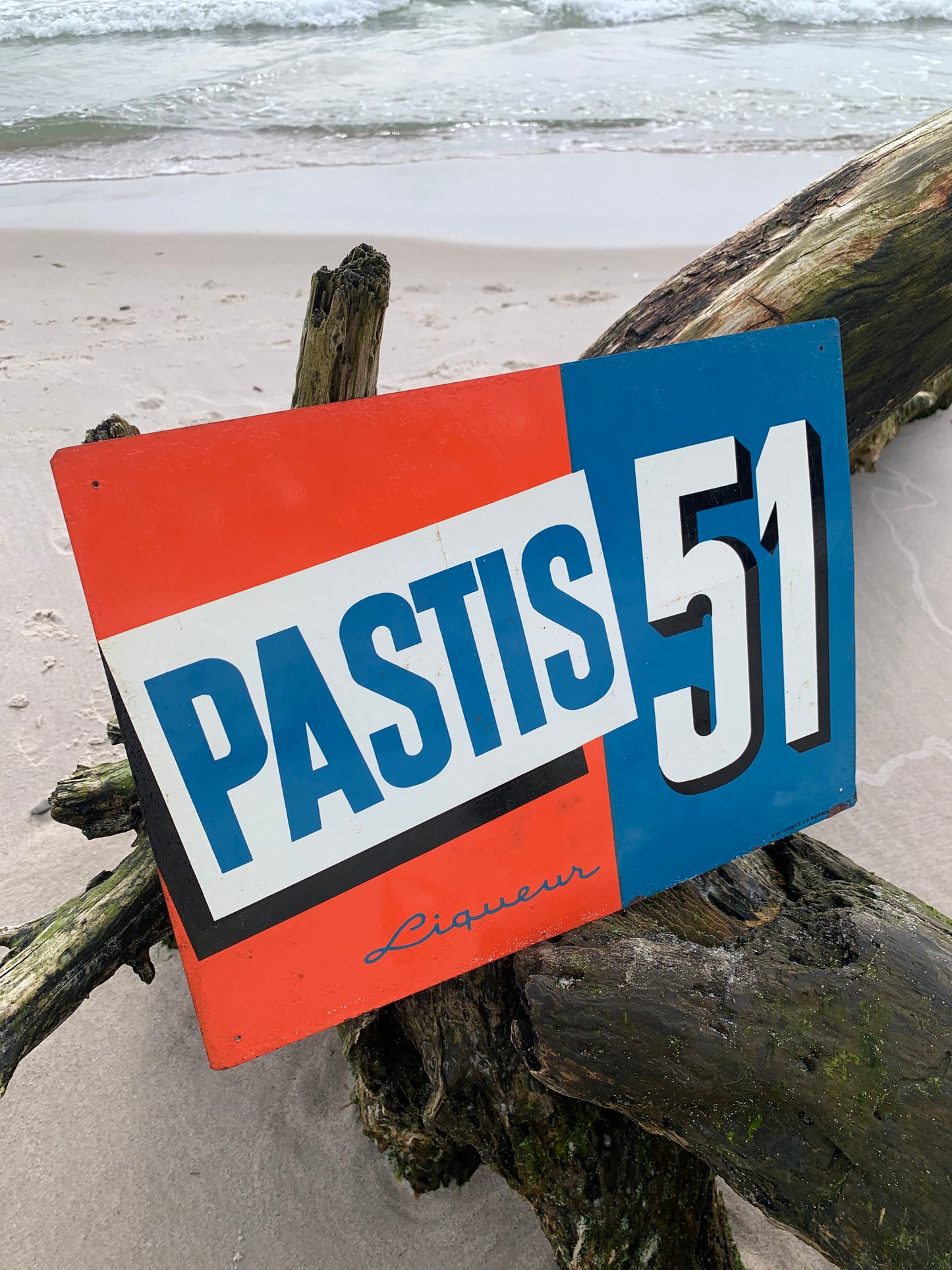 Pastis-skylt från 1960-talet