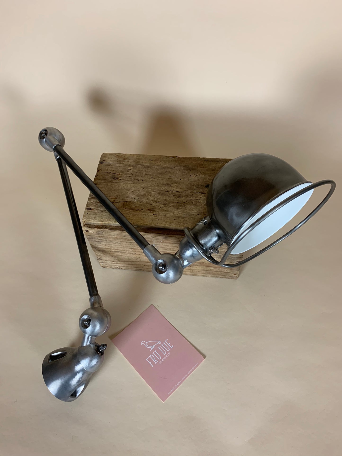 Jieldé vägglampa med 2 armar